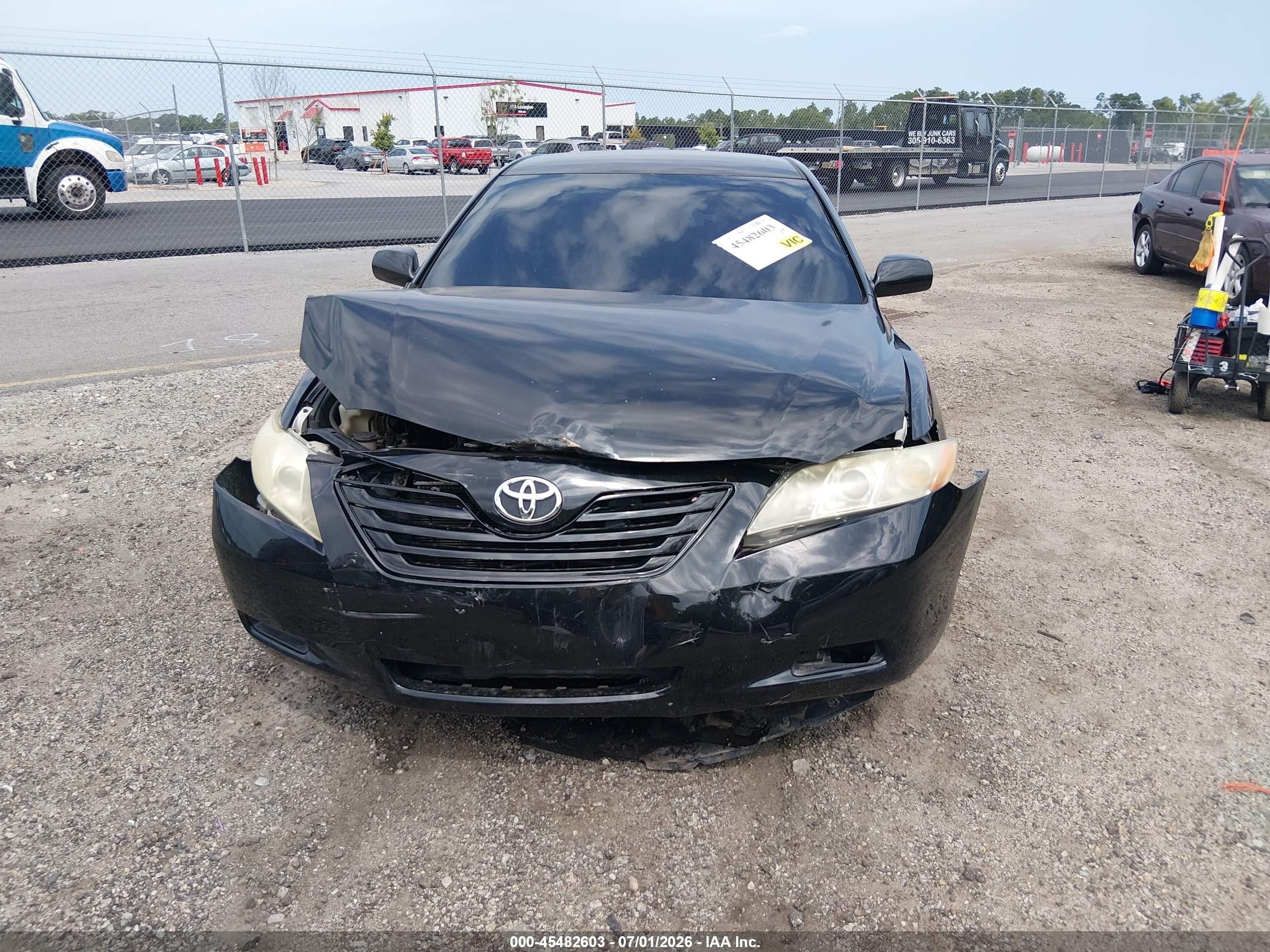 2008 Toyota Camry Черный vin: 4T1BE46K78U738467