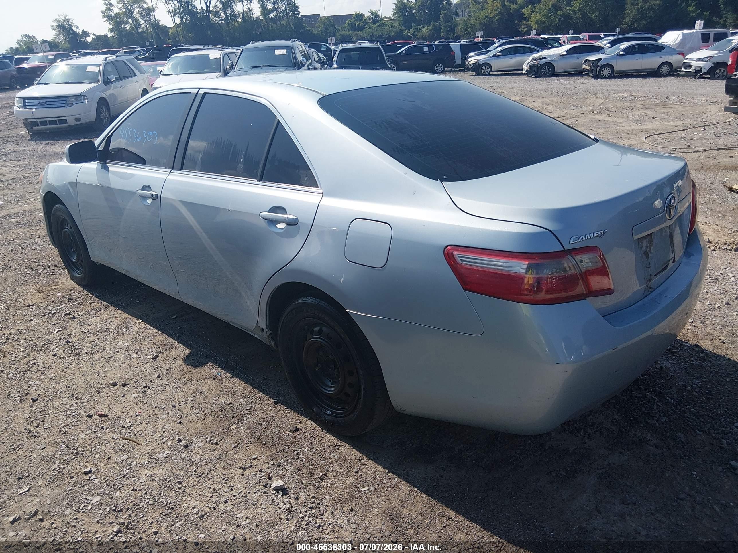 2008 Toyota Camry Le Blue vin: 4T1BE46K78U743782