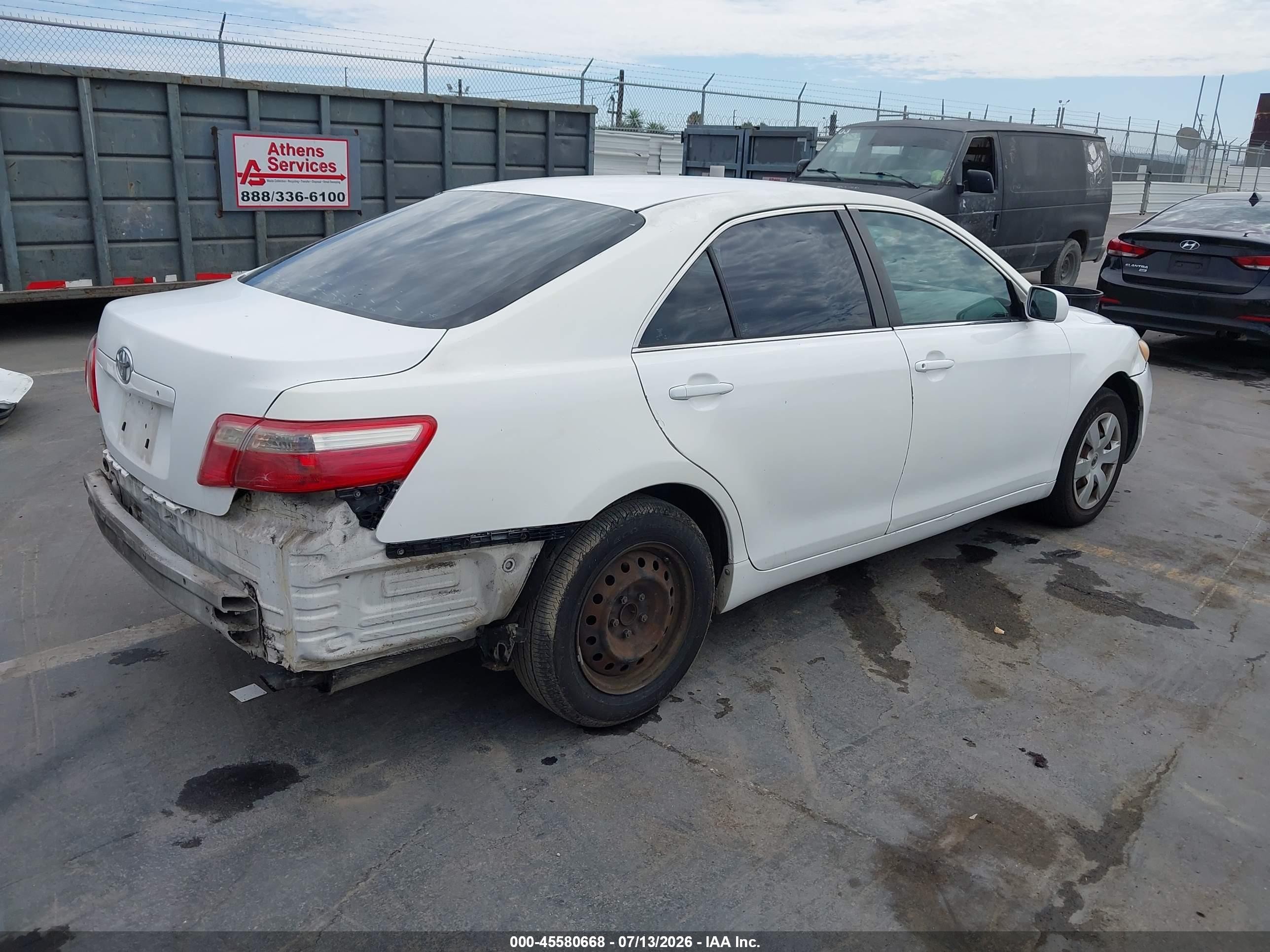 2008 Toyota Camry   White vin: 4T1BE46K78U756760