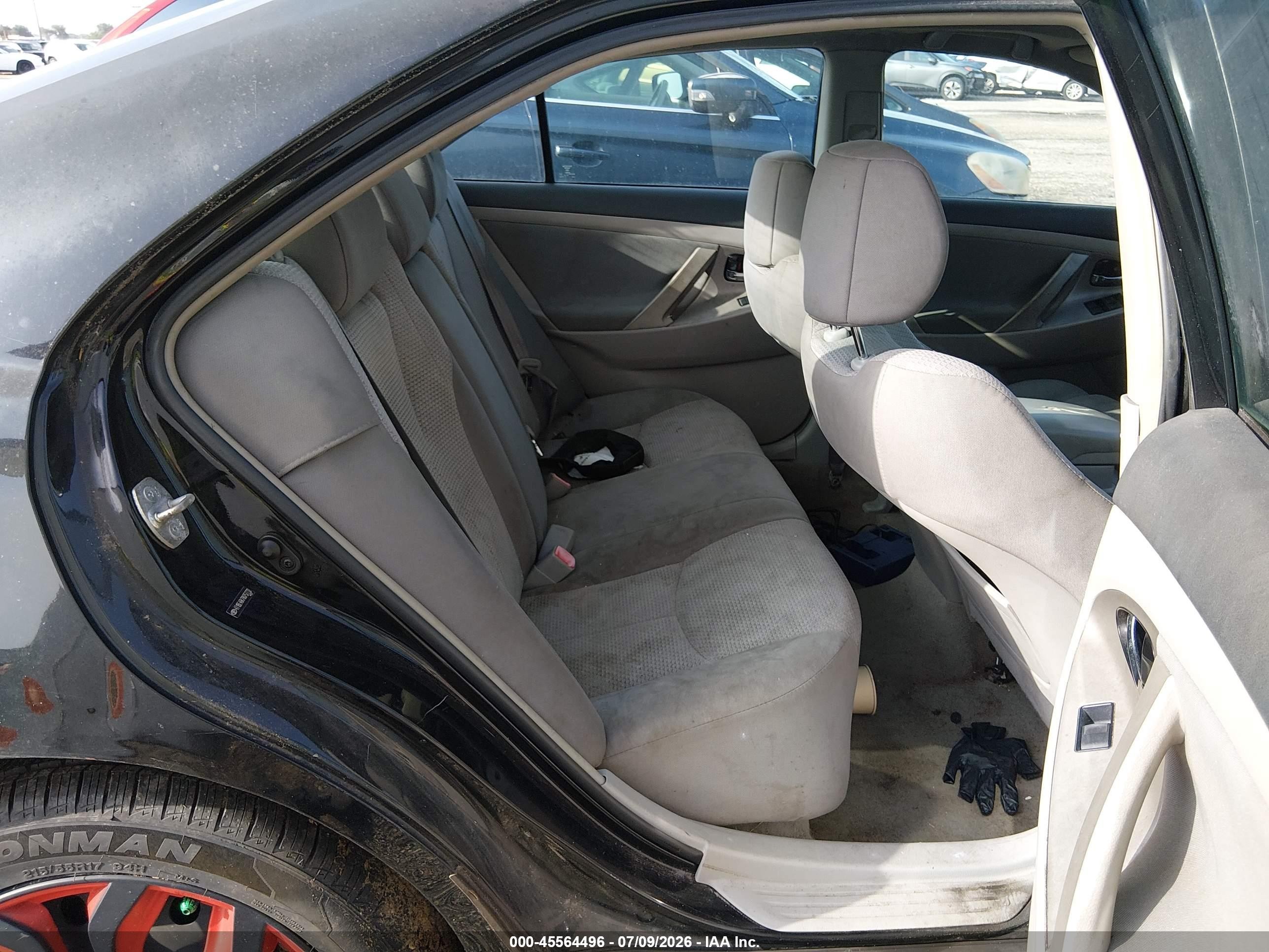 2008 Toyota Camry Se Black vin: 4T1BE46K78U757732