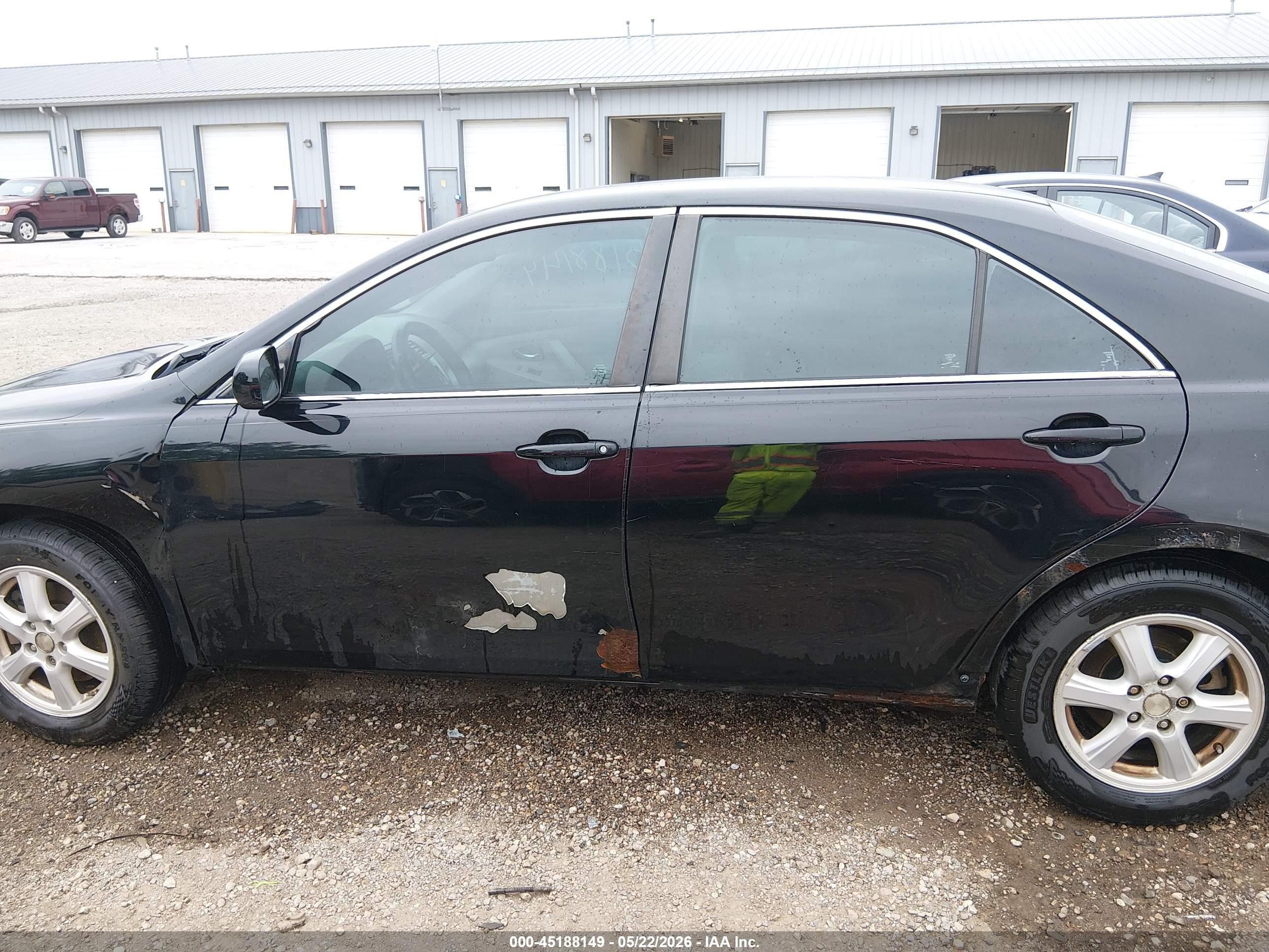 2008 Toyota Camry Le Black vin: 4T1BE46K78U774787