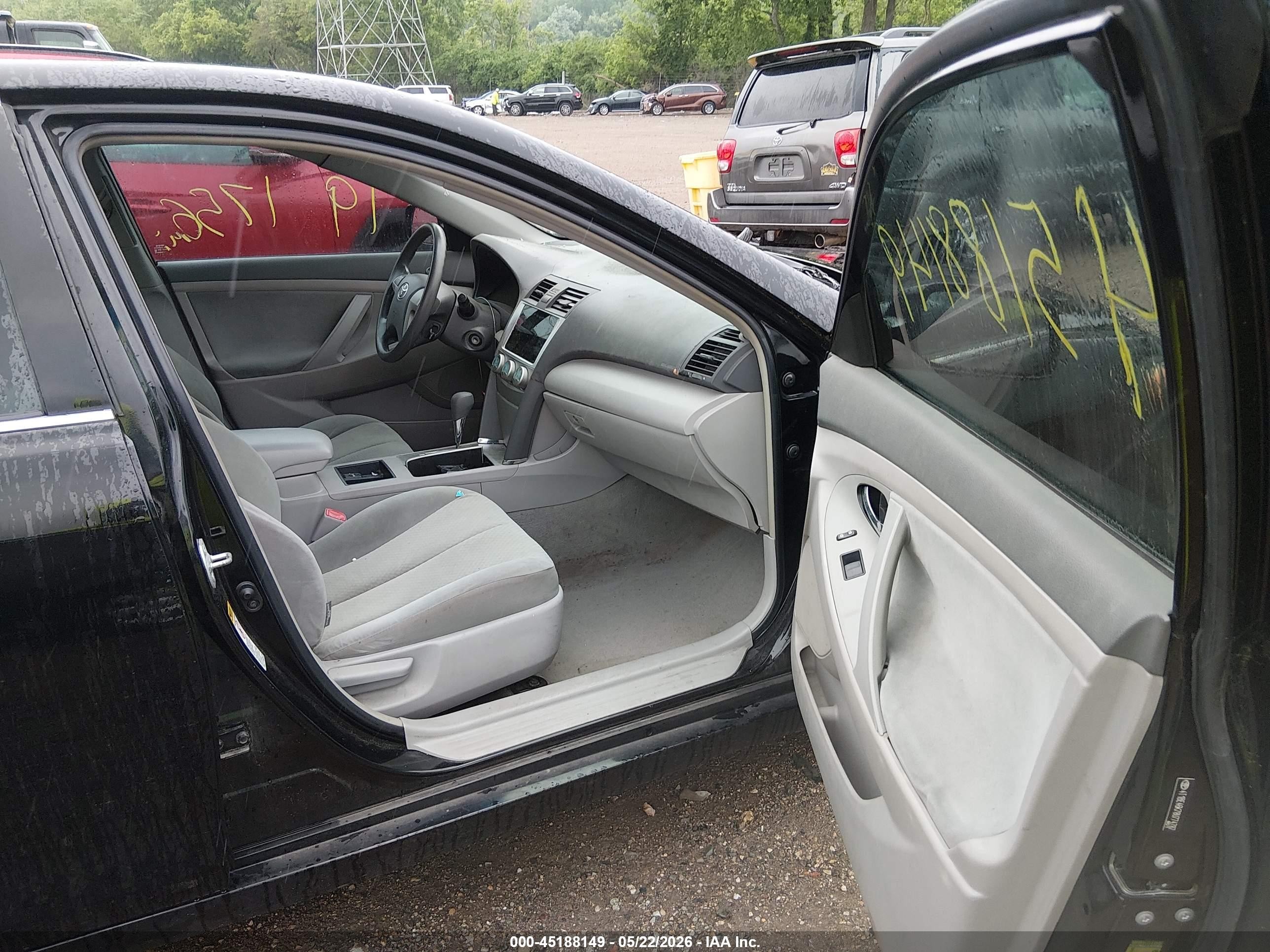 2008 Toyota Camry Le Black vin: 4T1BE46K78U774787