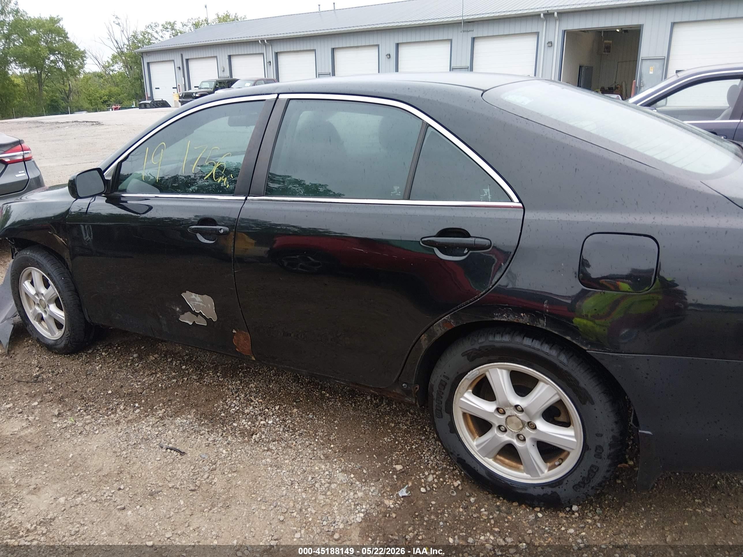 2008 Toyota Camry Le Black vin: 4T1BE46K78U774787