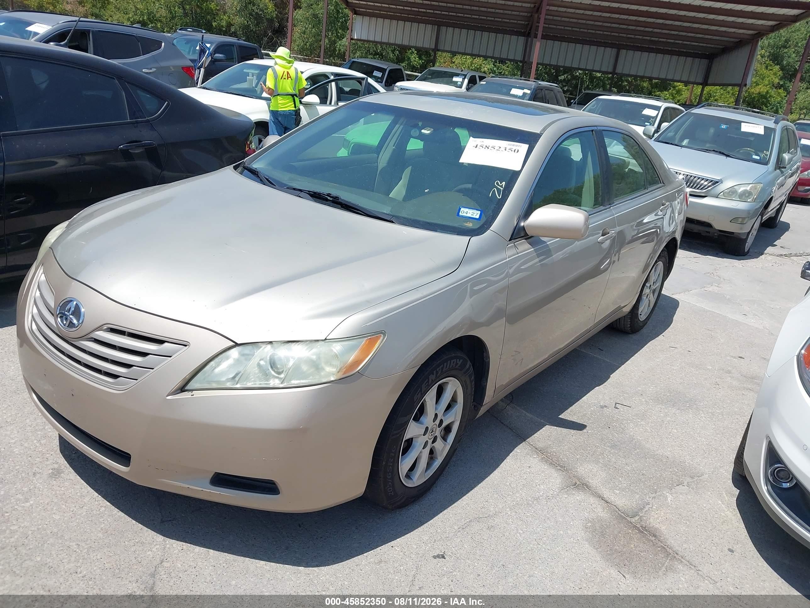 2008 Toyota Camry Le Brown vin: 4T1BE46K78U779617