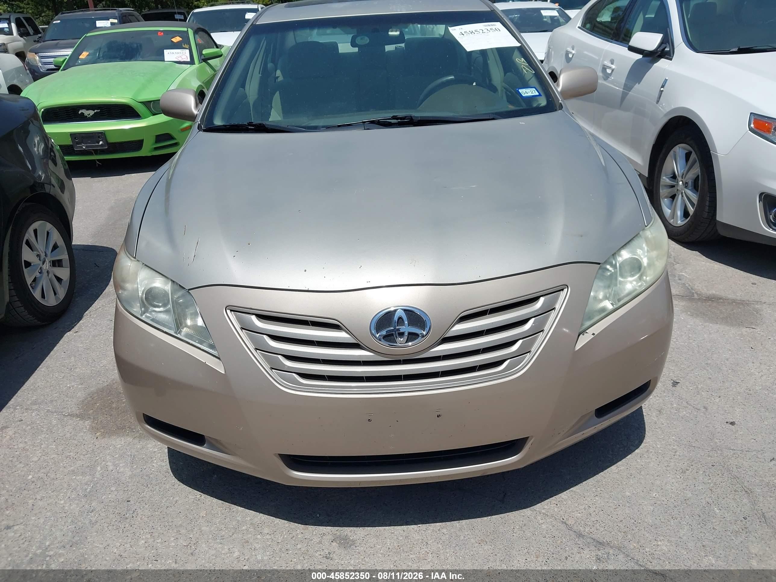 2008 Toyota Camry Le Brown vin: 4T1BE46K78U779617