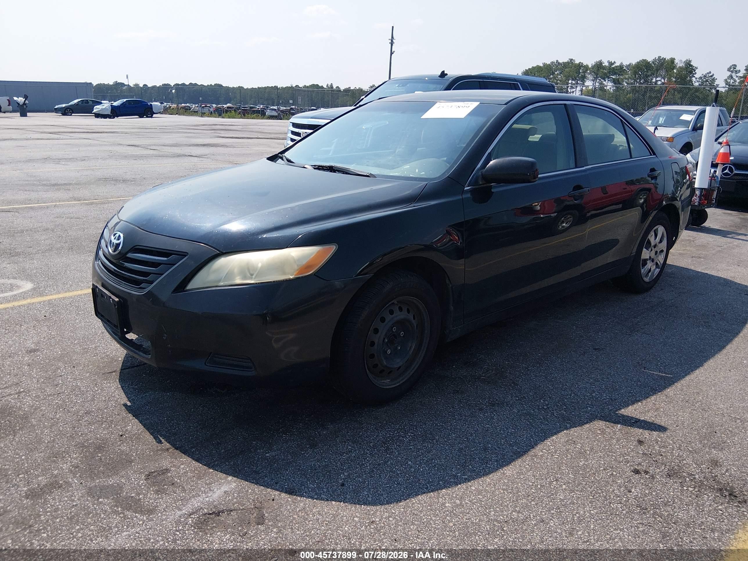 2008 Toyota Camry   Черный vin: 4T1BE46K78U782517