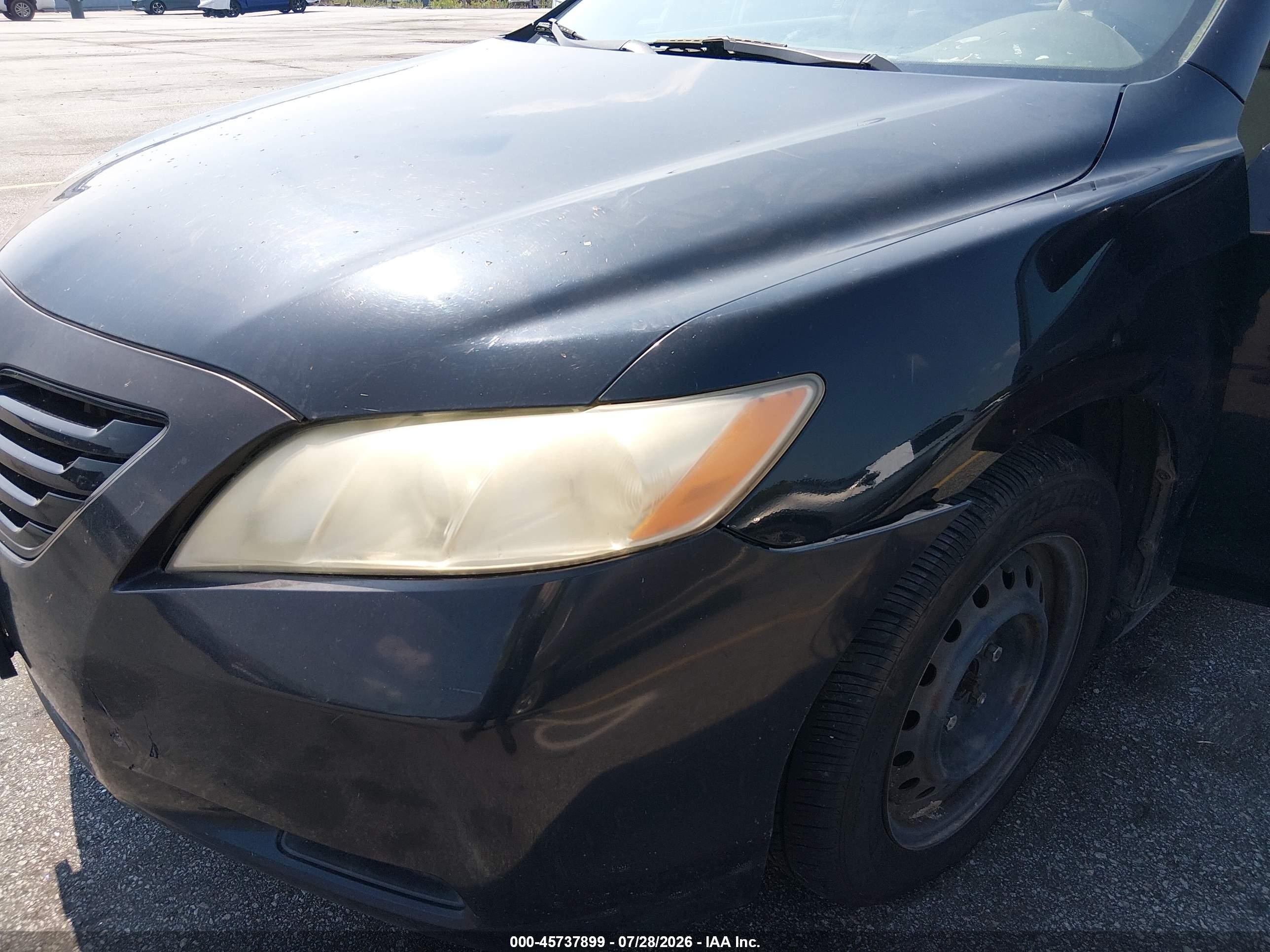 2008 Toyota Camry   Черный vin: 4T1BE46K78U782517