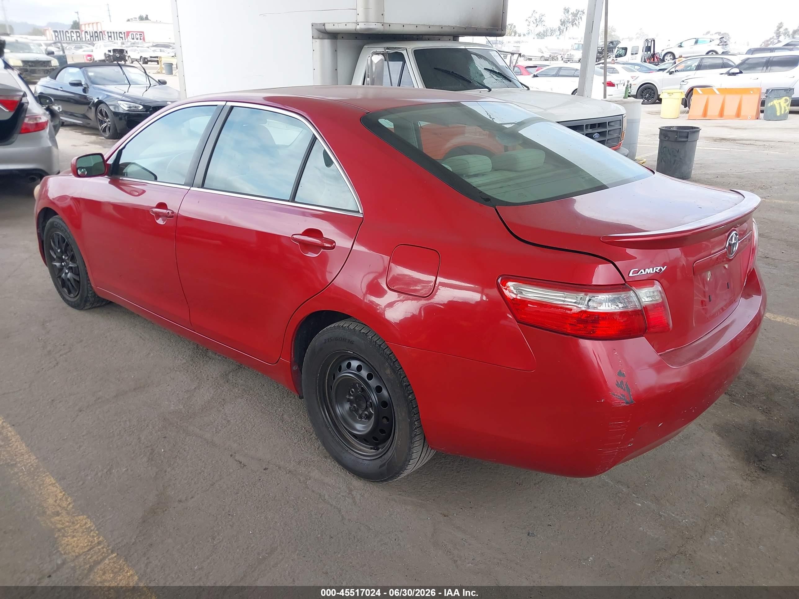 2009 Toyota Camry Le Red vin: 4T1BE46K79U278888