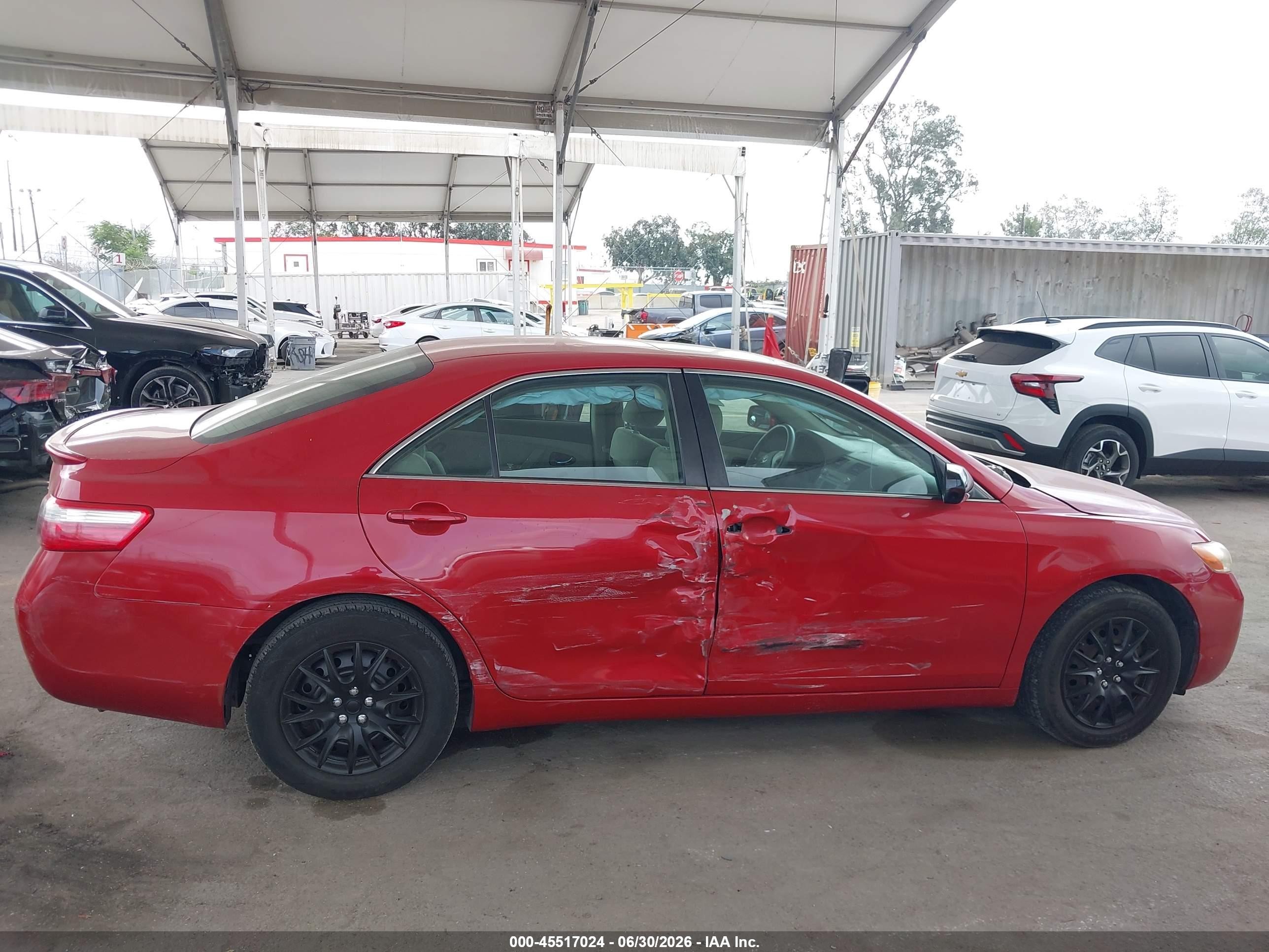 2009 Toyota Camry Le Red vin: 4T1BE46K79U278888
