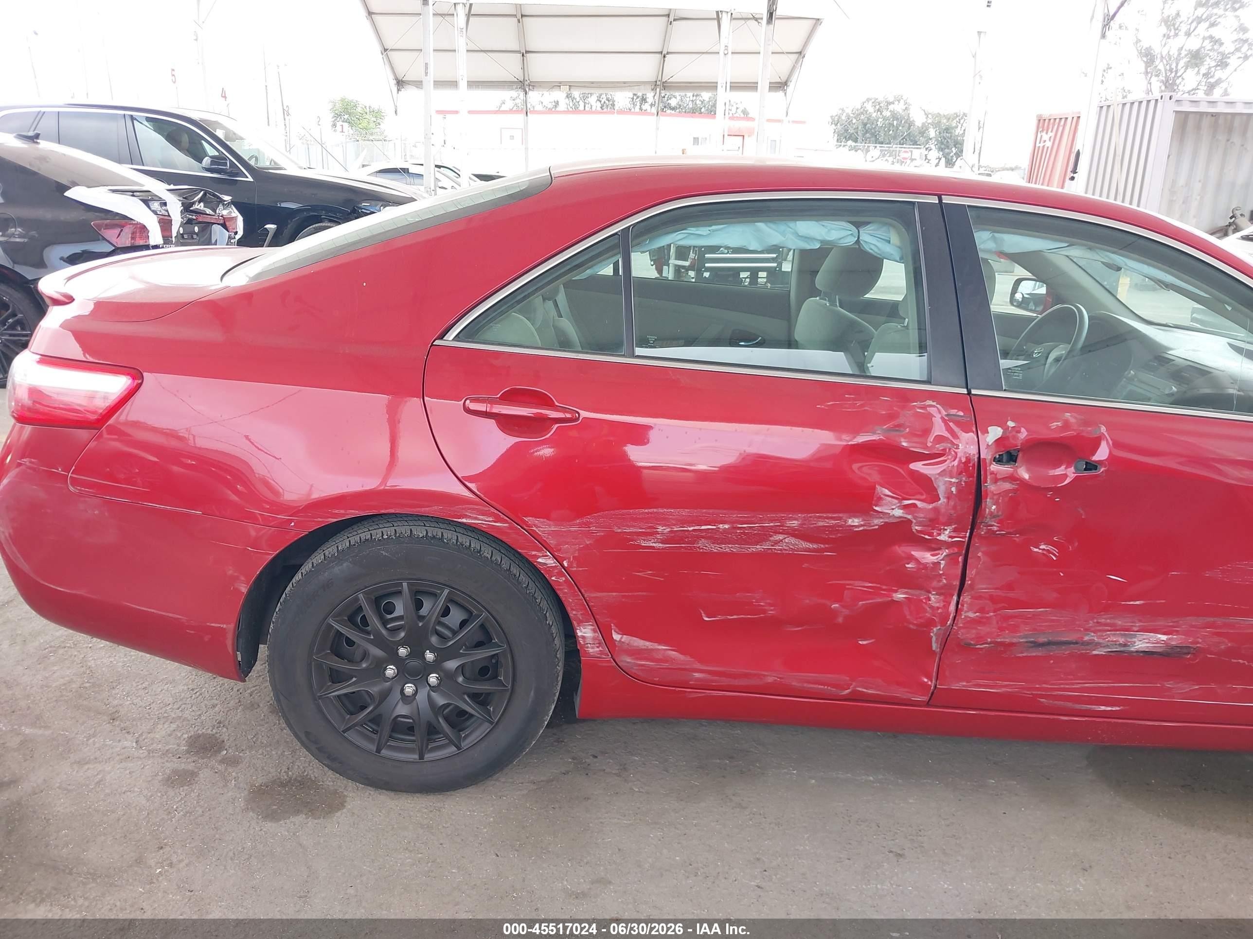 2009 Toyota Camry Le Red vin: 4T1BE46K79U278888