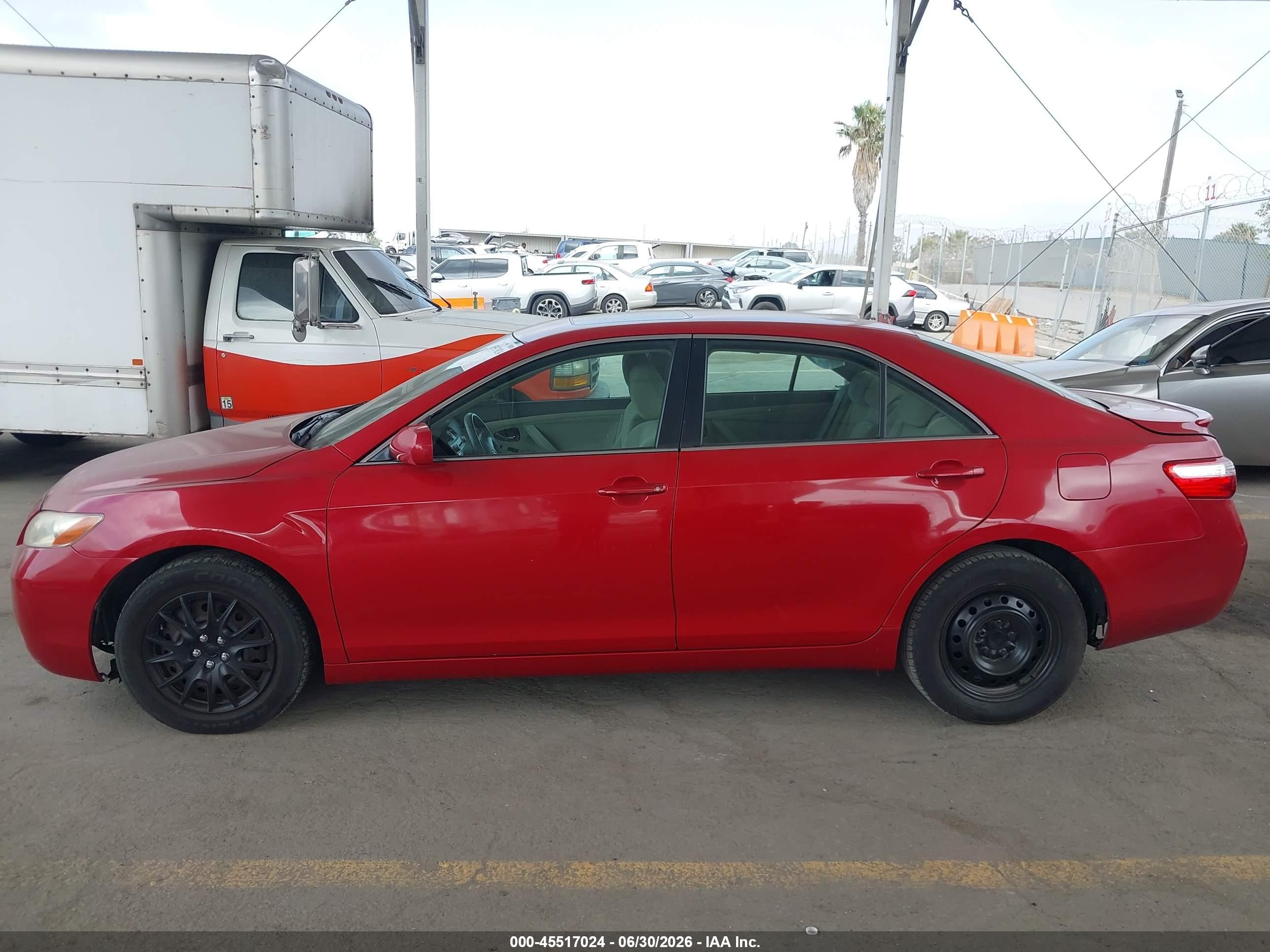 2009 Toyota Camry Le Red vin: 4T1BE46K79U278888