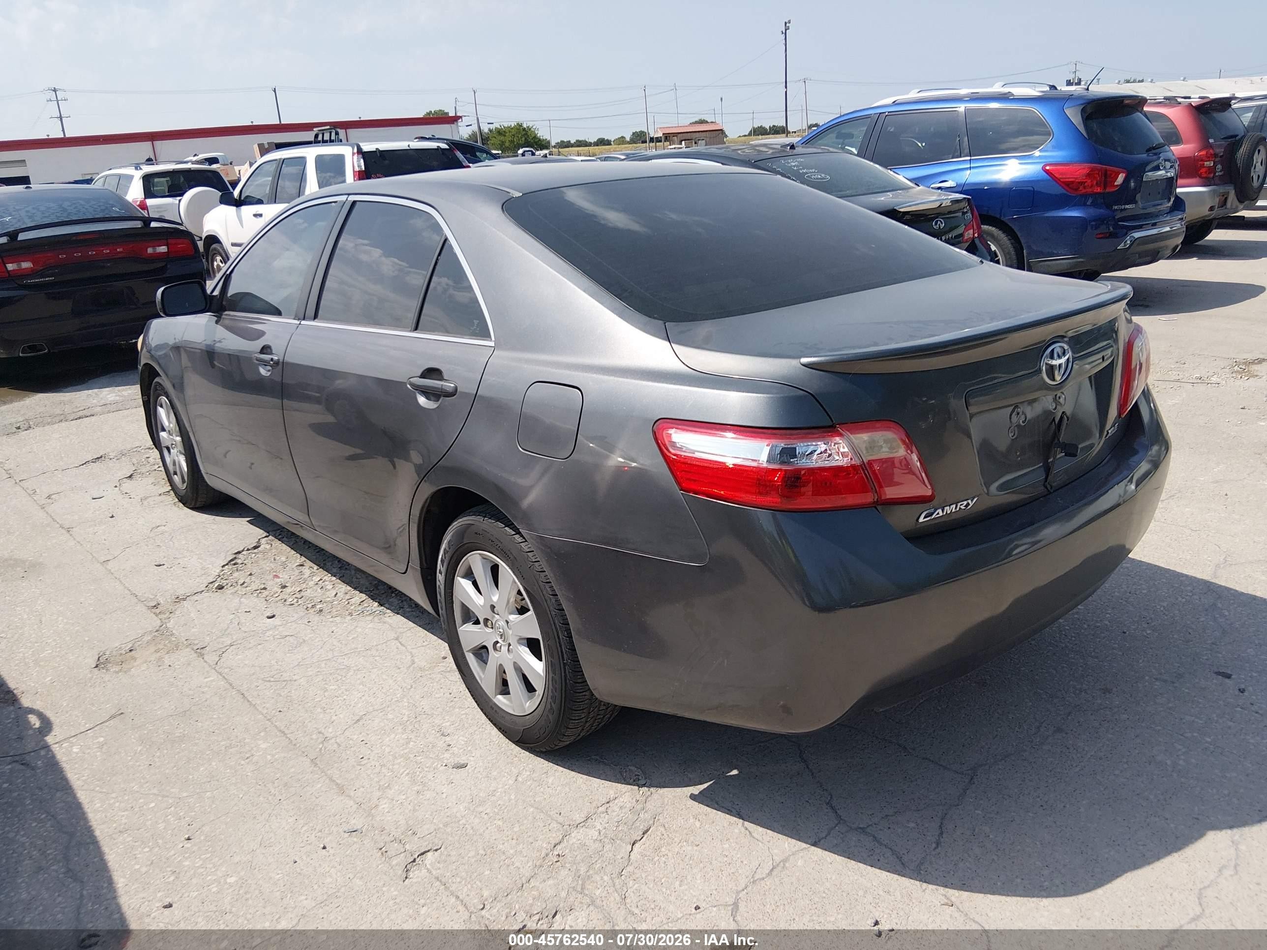 2009 Toyota Camry Xle Gray vin: 4T1BE46K79U300100