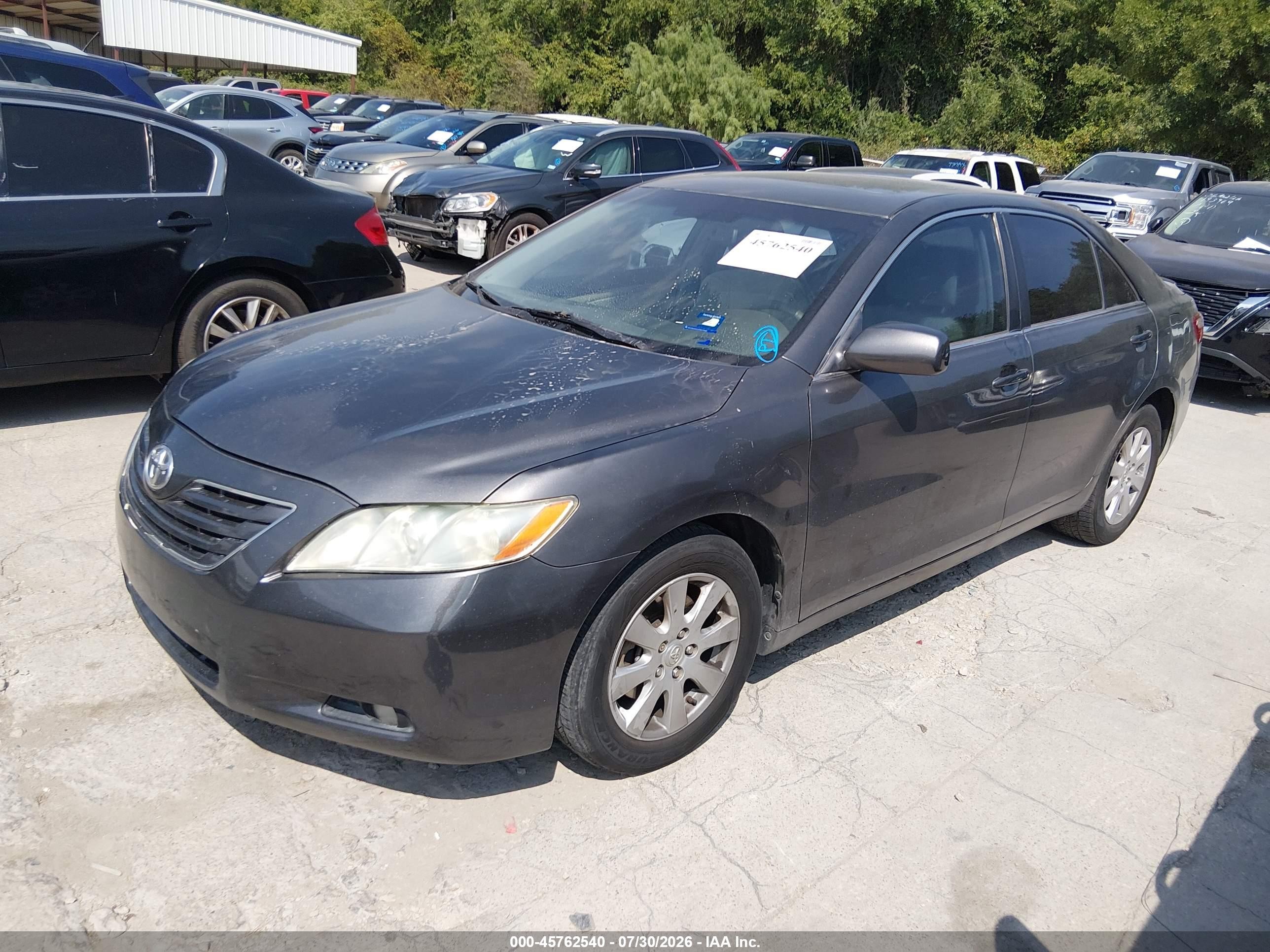 2009 Toyota Camry Xle Gray vin: 4T1BE46K79U300100