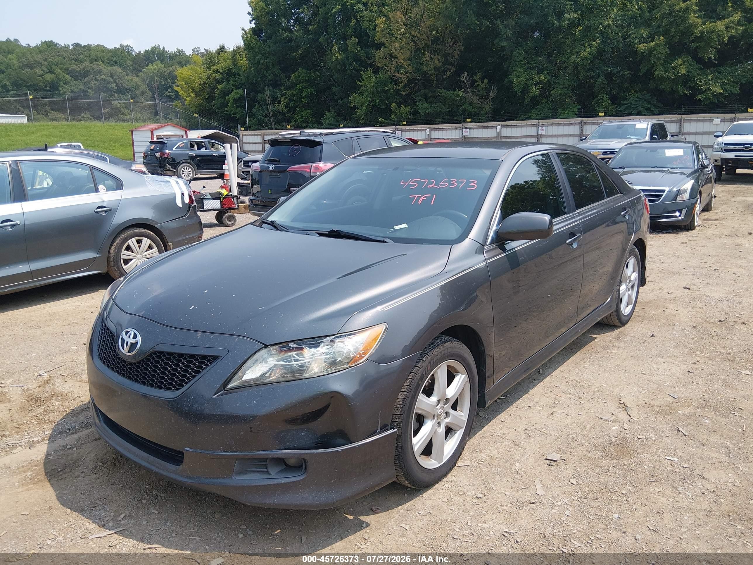 2009 Toyota Camry Se Серебряный vin: 4T1BE46K79U300372
