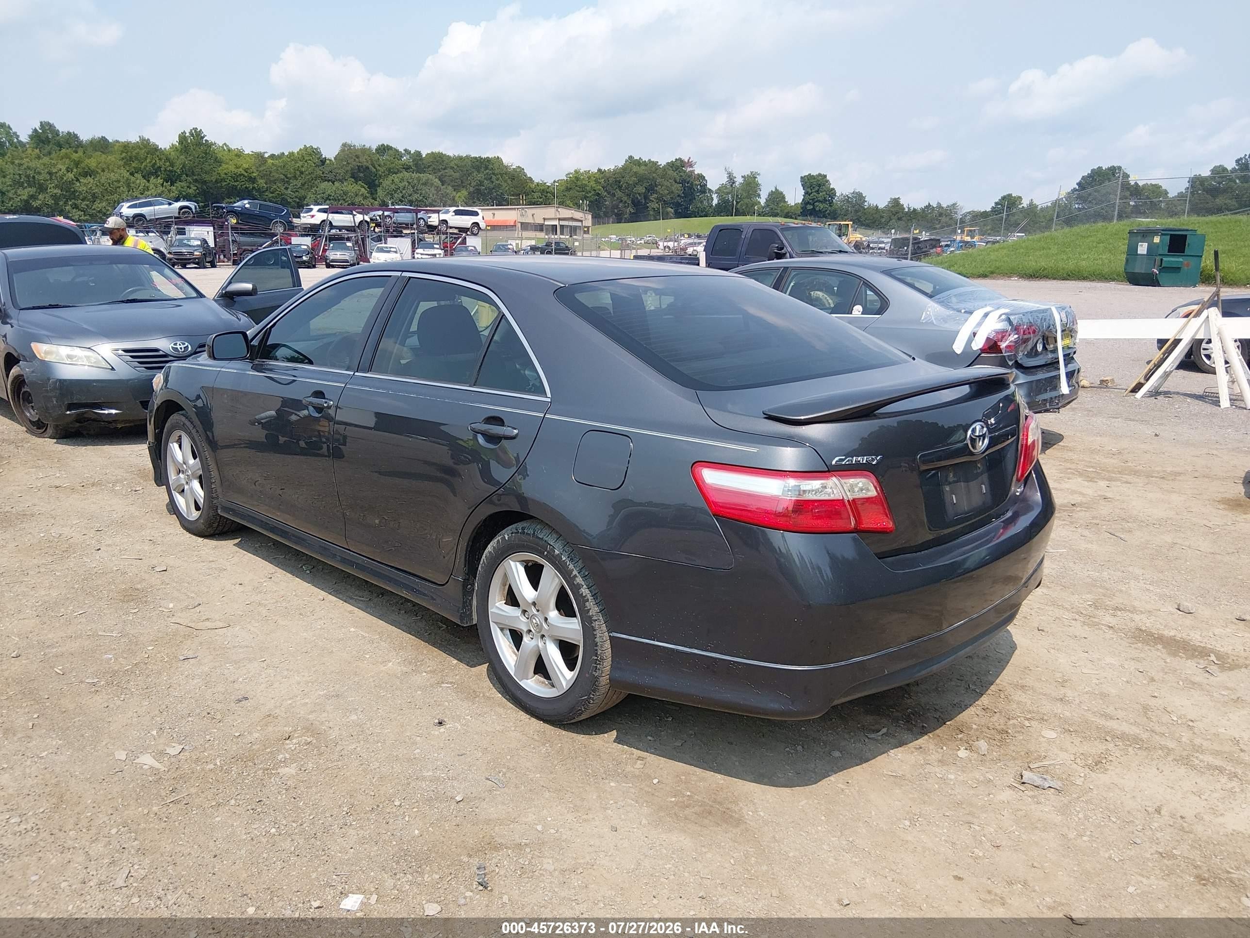 2009 Toyota Camry Se Серебряный vin: 4T1BE46K79U300372