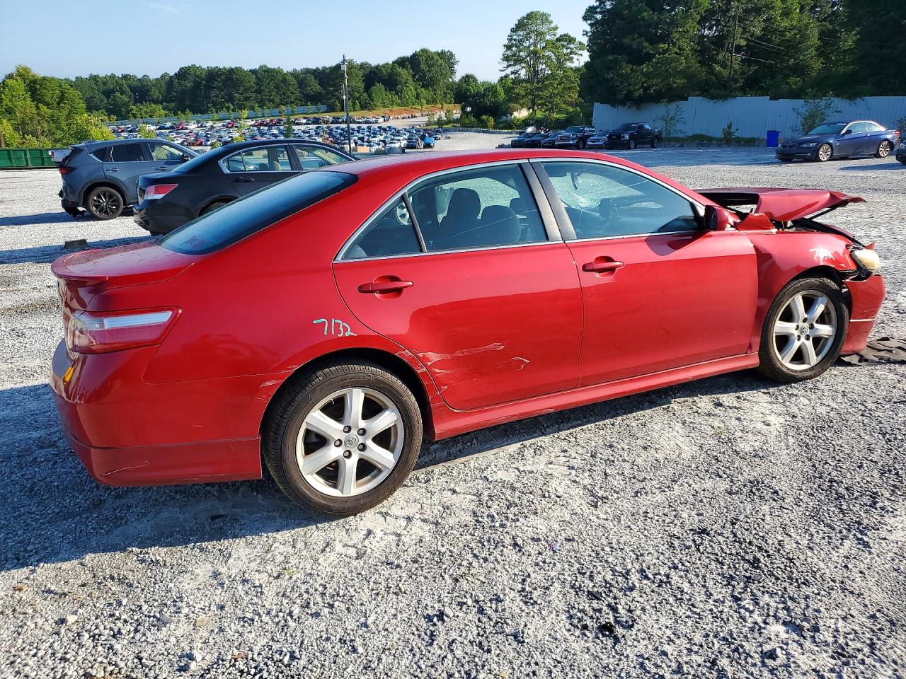 2009 Toyota Camry Se Red vin: 4T1BE46K79U315910