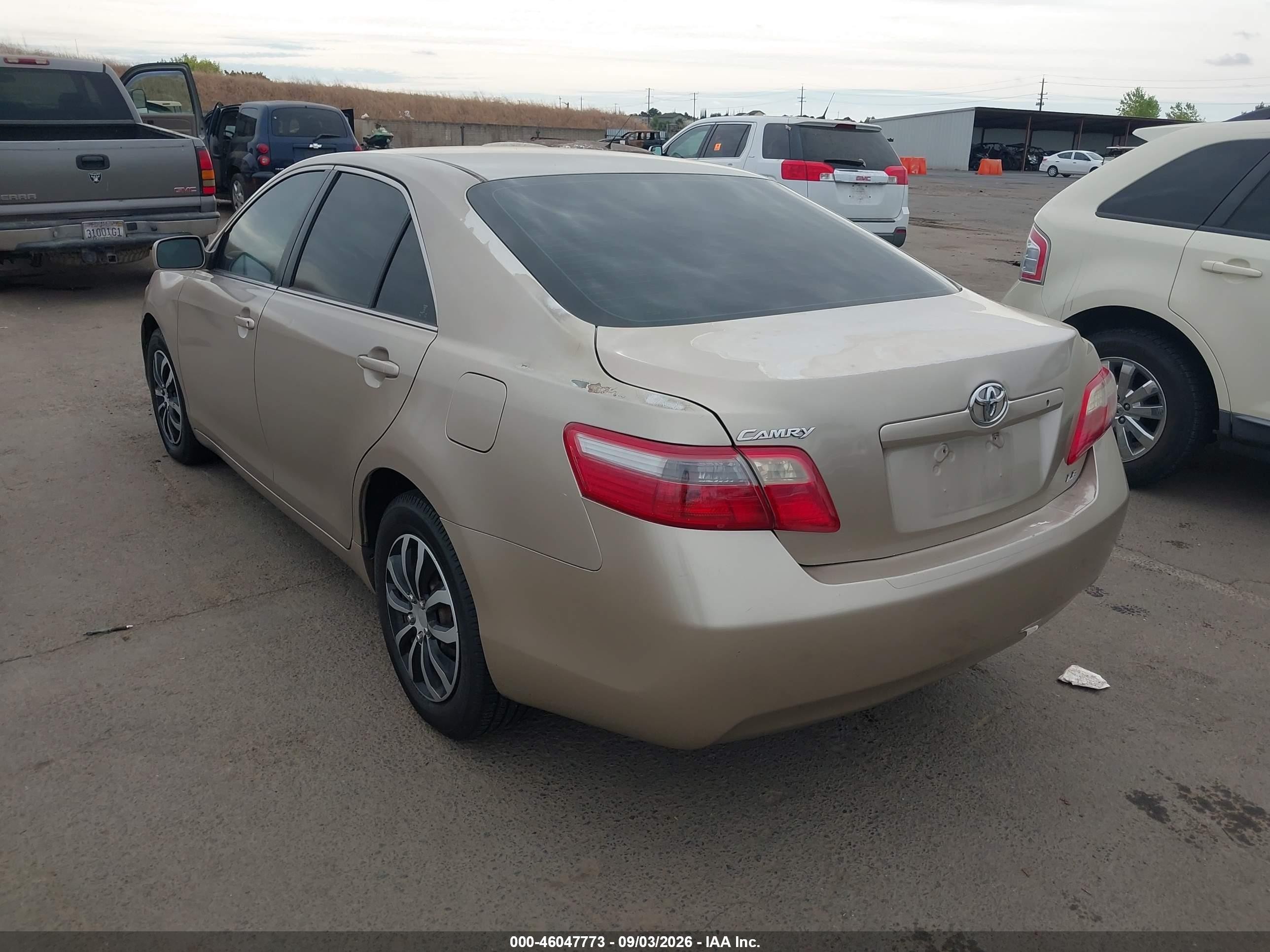 2009 Toyota Camry Se/le/xle Gold vin: 4T1BE46K79U325871