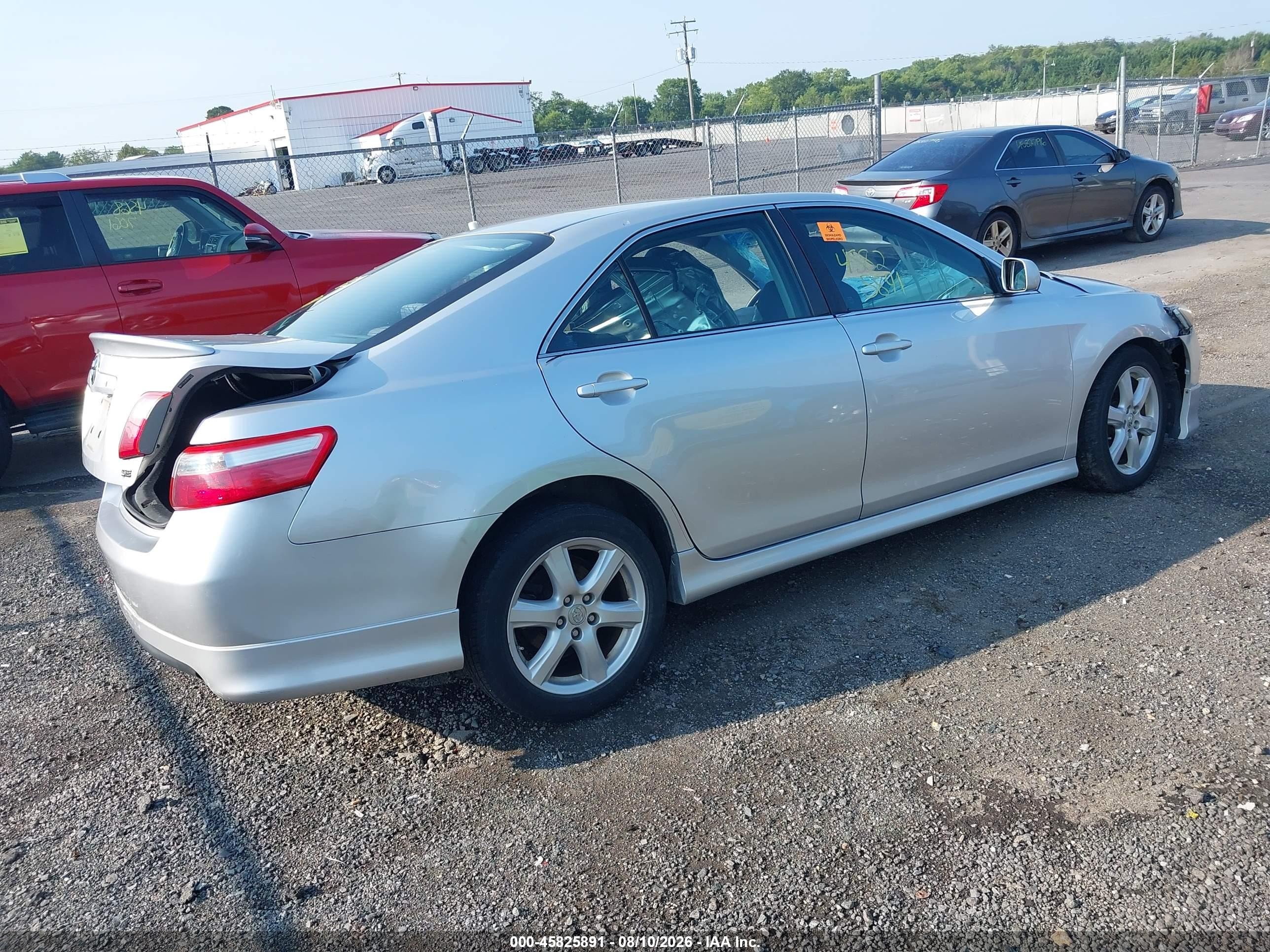 2009 Toyota Camry Se Silver vin: 4T1BE46K79U340712