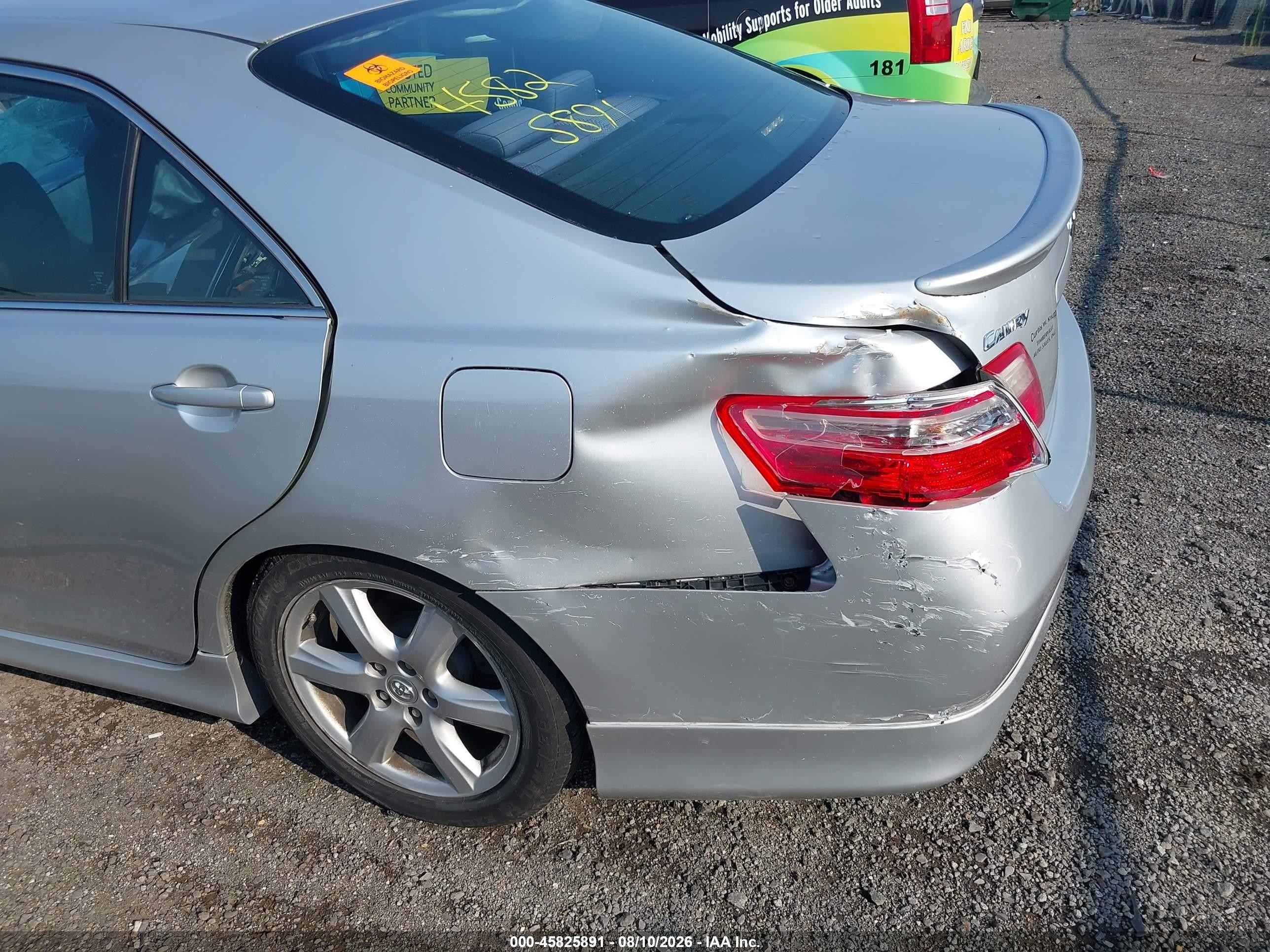 2009 Toyota Camry Se Silver vin: 4T1BE46K79U340712