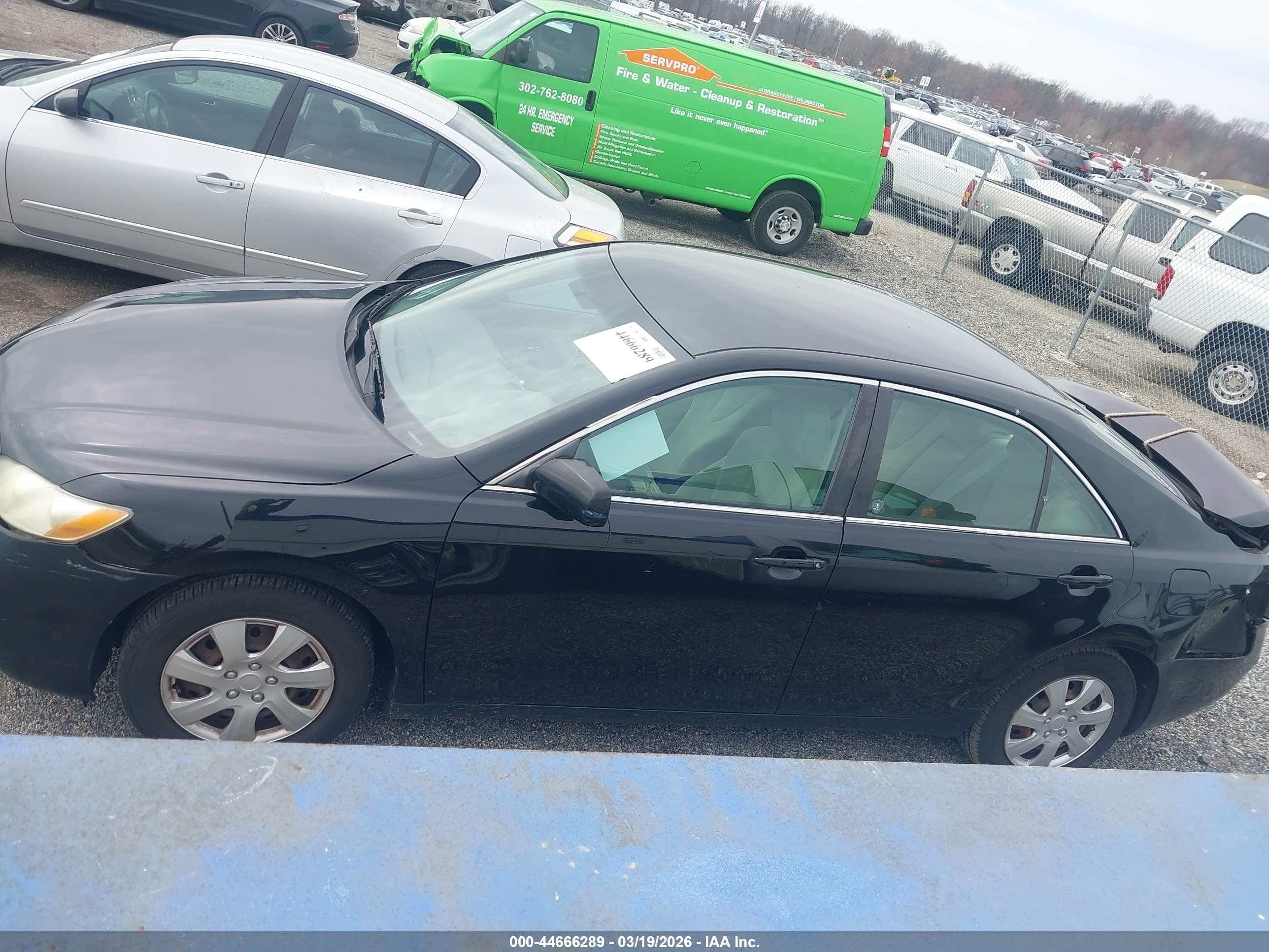 2009 Toyota Camry Le Black vin: 4T1BE46K79U346879