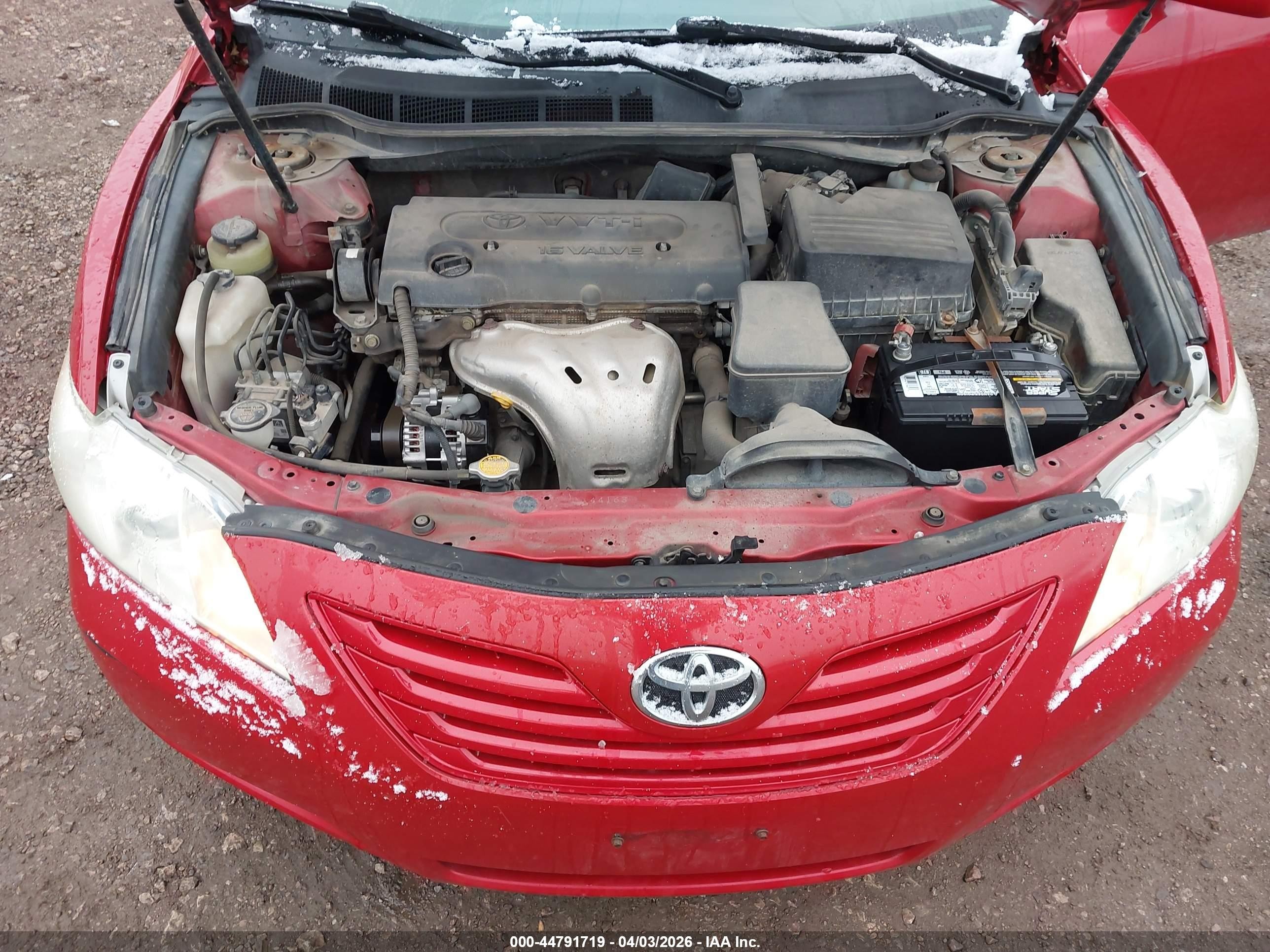 2009 Toyota Camry Le Red vin: 4T1BE46K79U355114