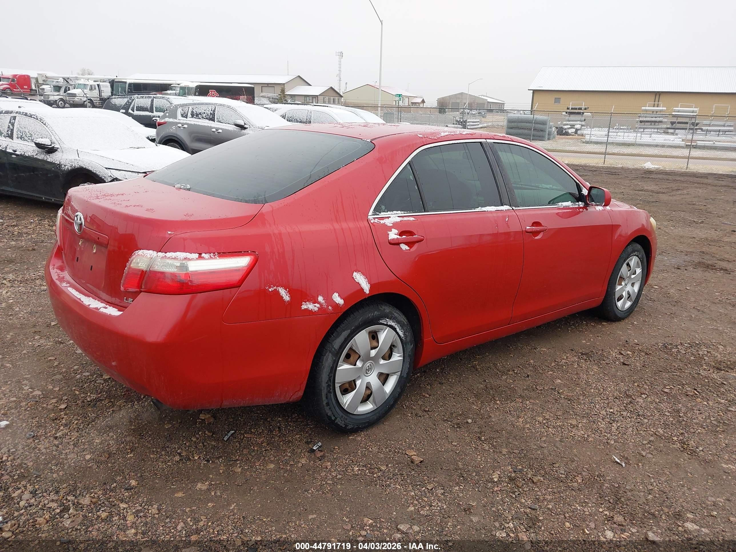 2009 Toyota Camry Le Red vin: 4T1BE46K79U355114