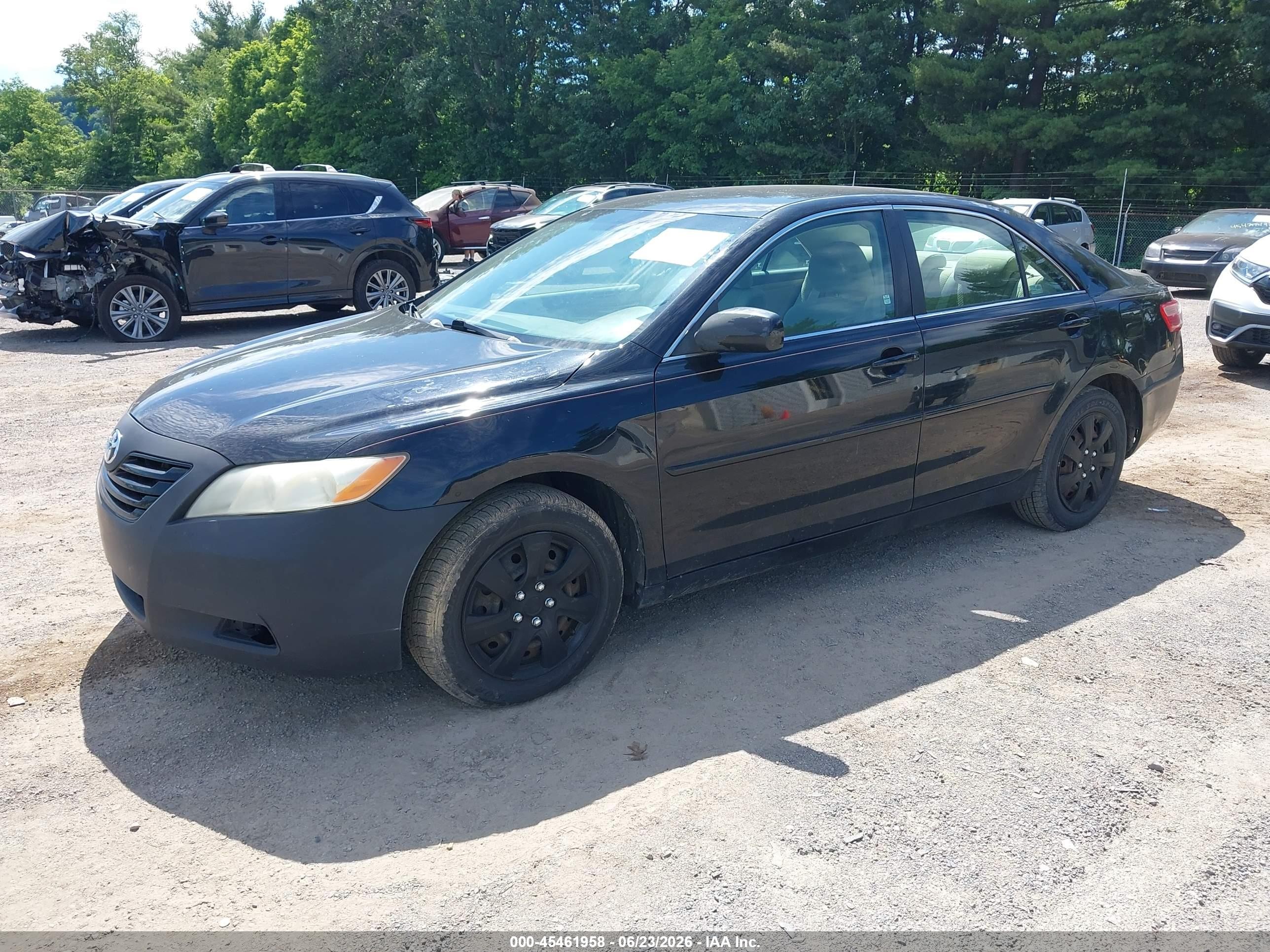 2009 Toyota Camry Le Black vin: 4T1BE46K79U360720