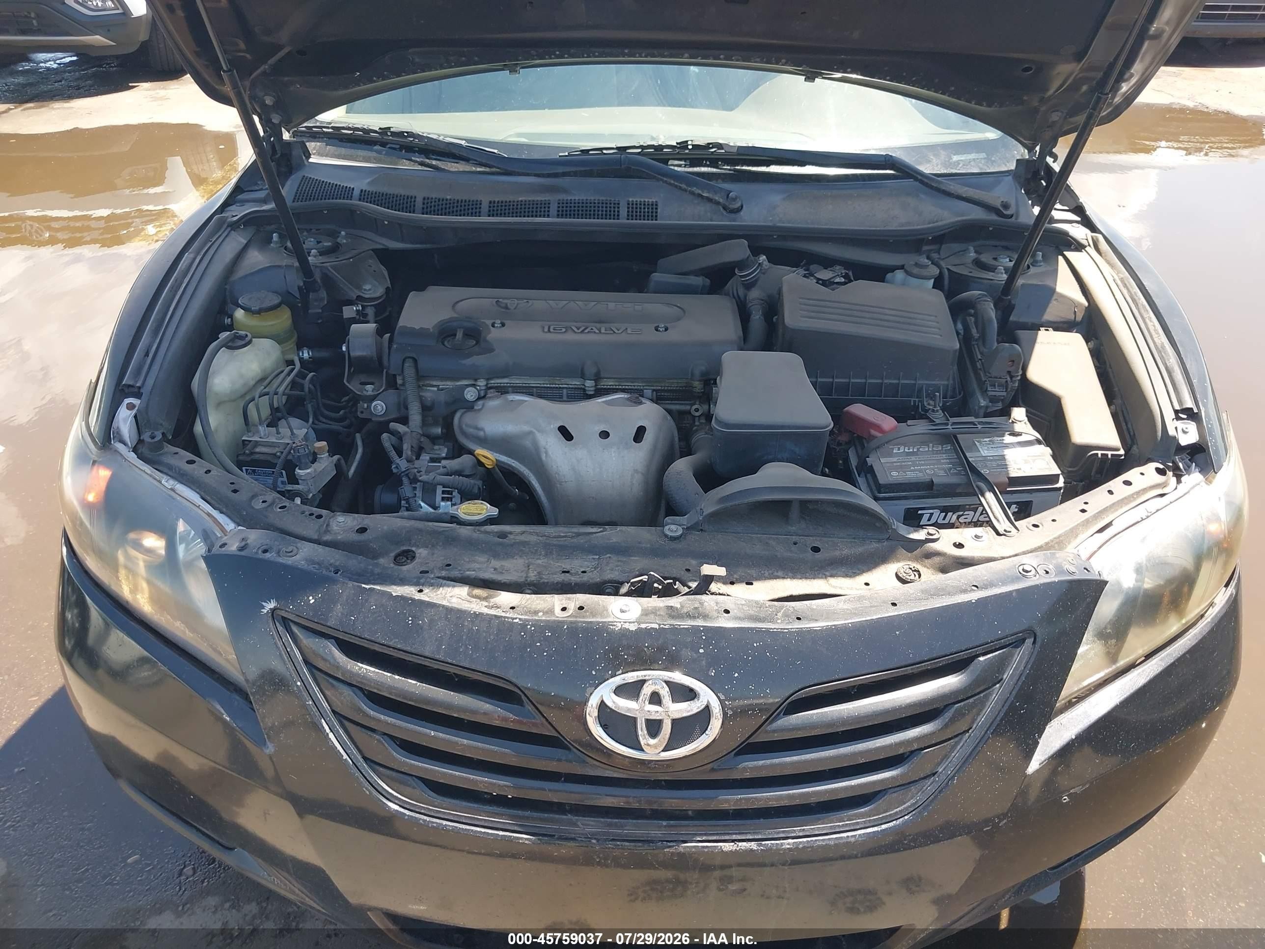 2009 Toyota Camry   Black vin: 4T1BE46K79U367702