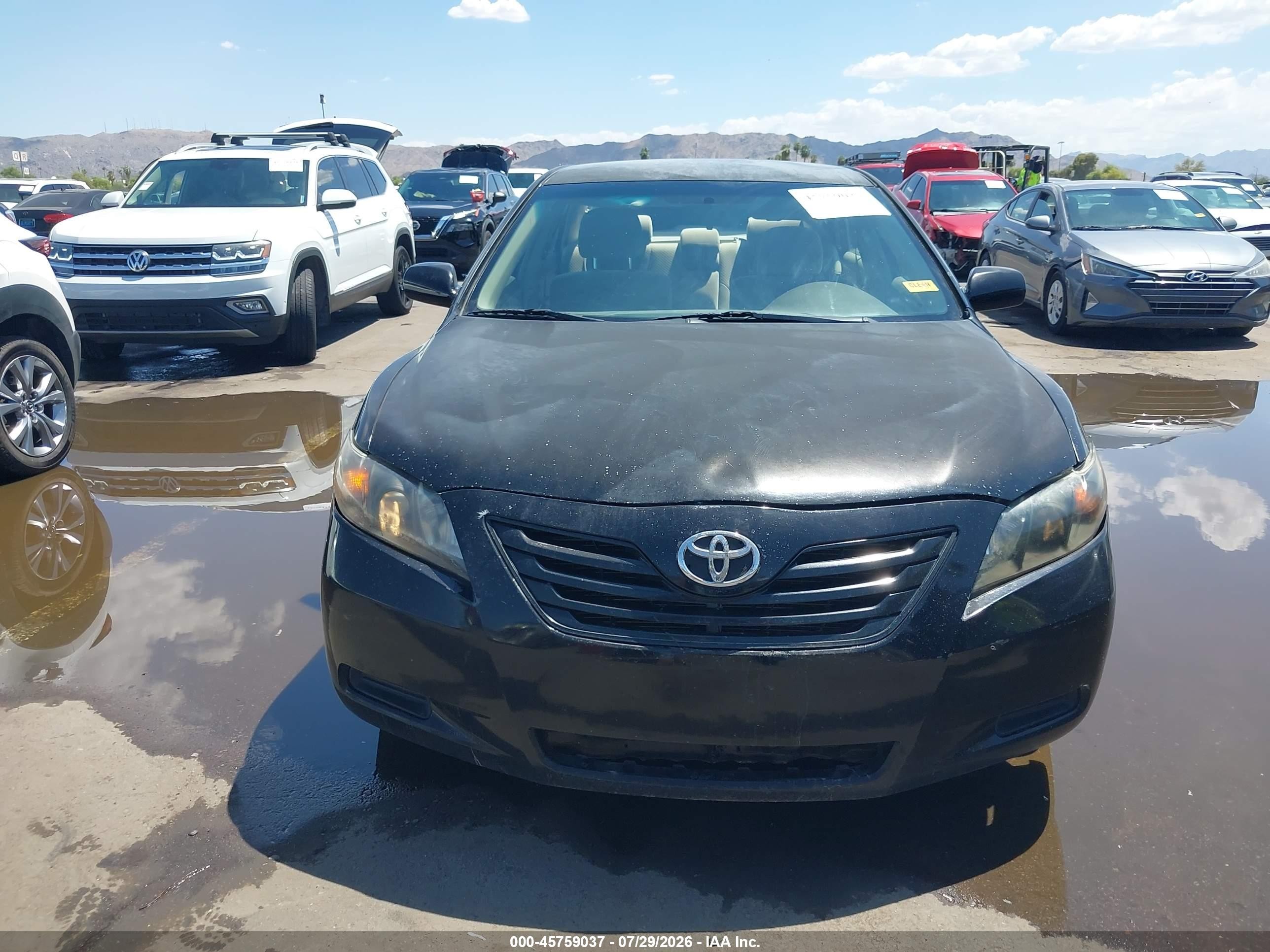 2009 Toyota Camry   Black vin: 4T1BE46K79U367702