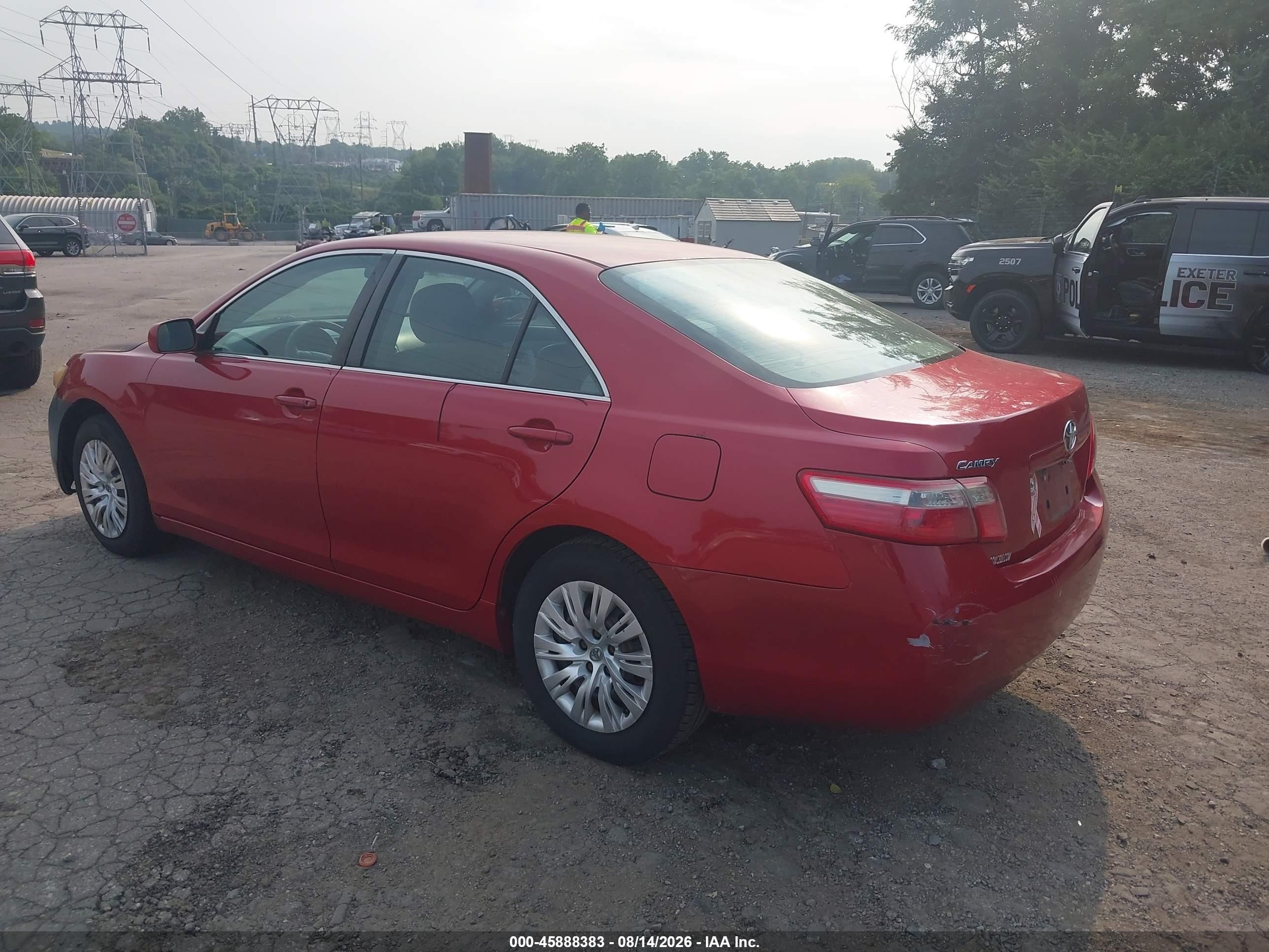 2009 Toyota Camry Le Красный vin: 4T1BE46K79U391577