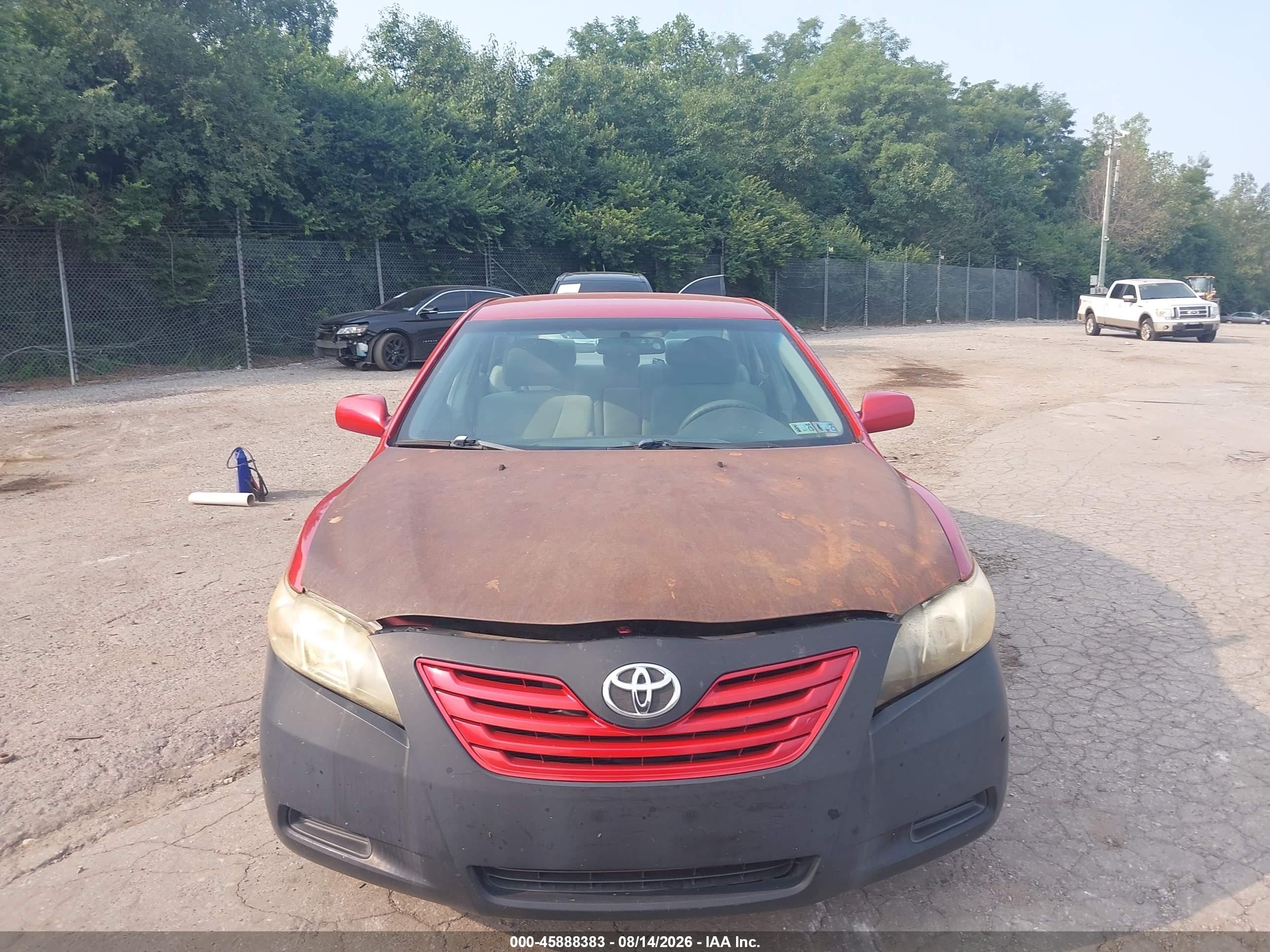 2009 Toyota Camry Le Красный vin: 4T1BE46K79U391577