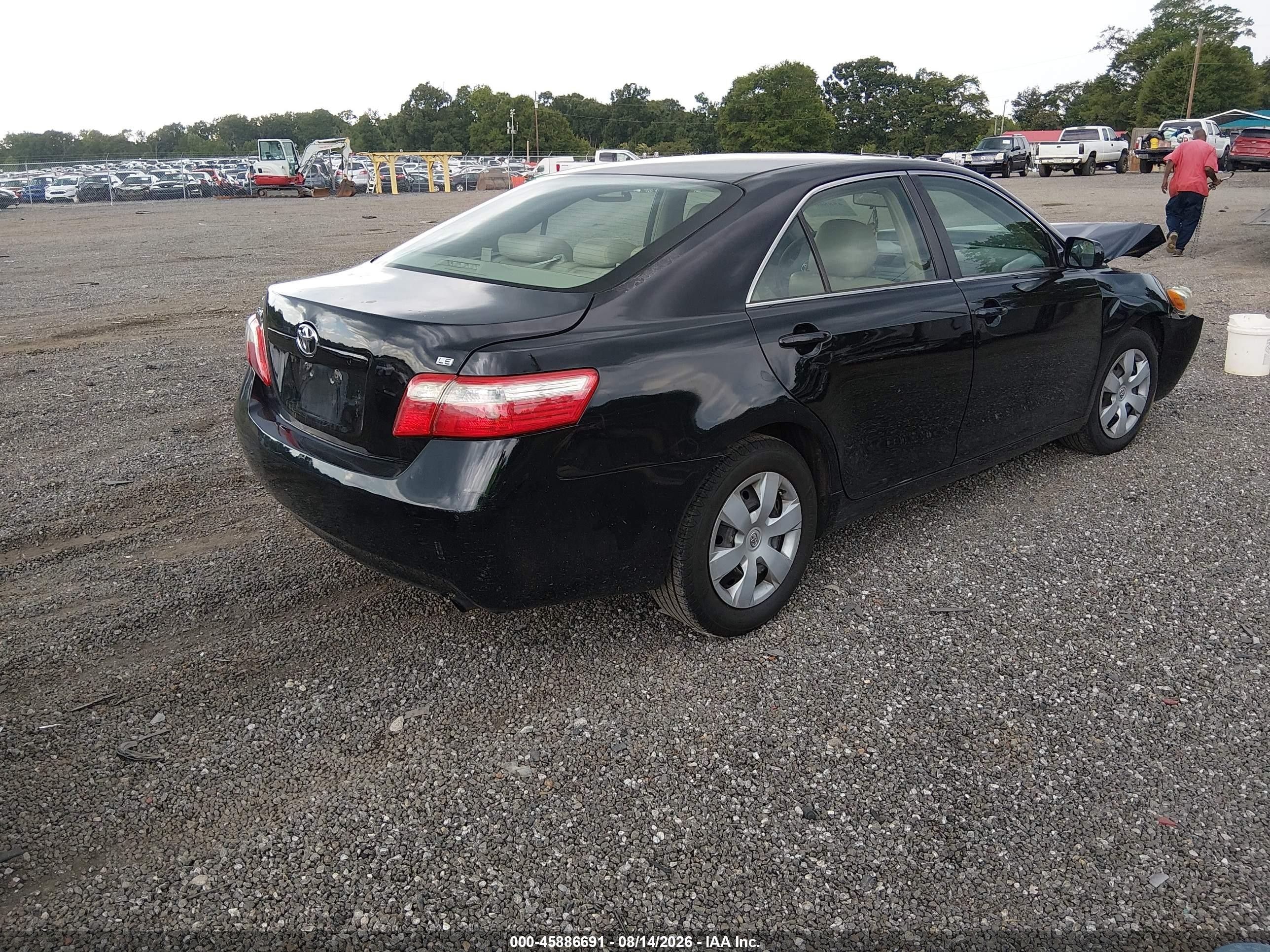 2009 Toyota Camry Le Black vin: 4T1BE46K79U391904
