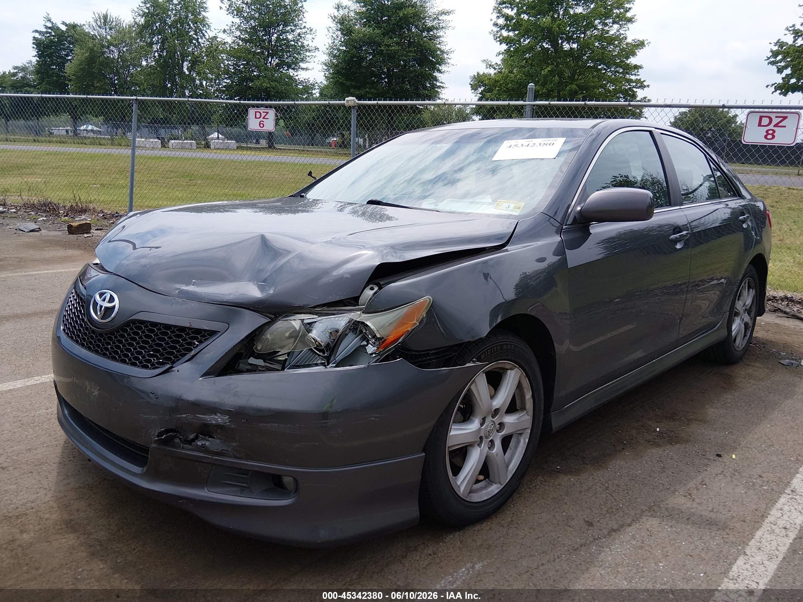 2009 Toyota Camry Se Gray vin: 4T1BE46K79U413576