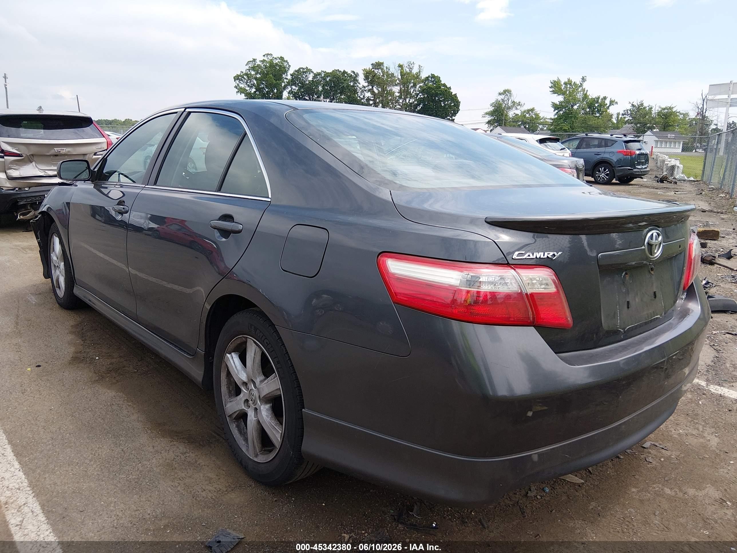 2009 Toyota Camry Se Gray vin: 4T1BE46K79U413576