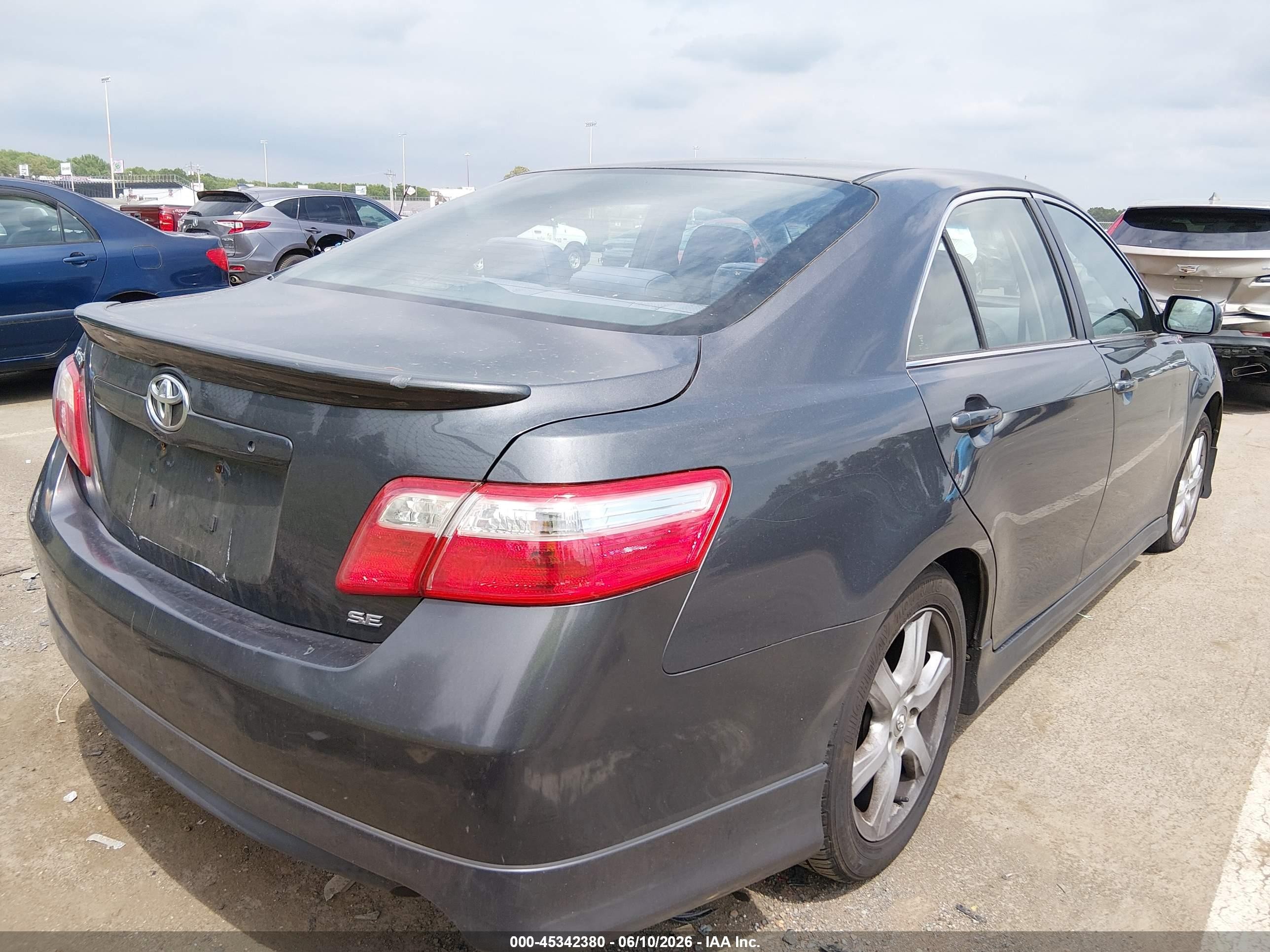 2009 Toyota Camry Se Gray vin: 4T1BE46K79U413576
