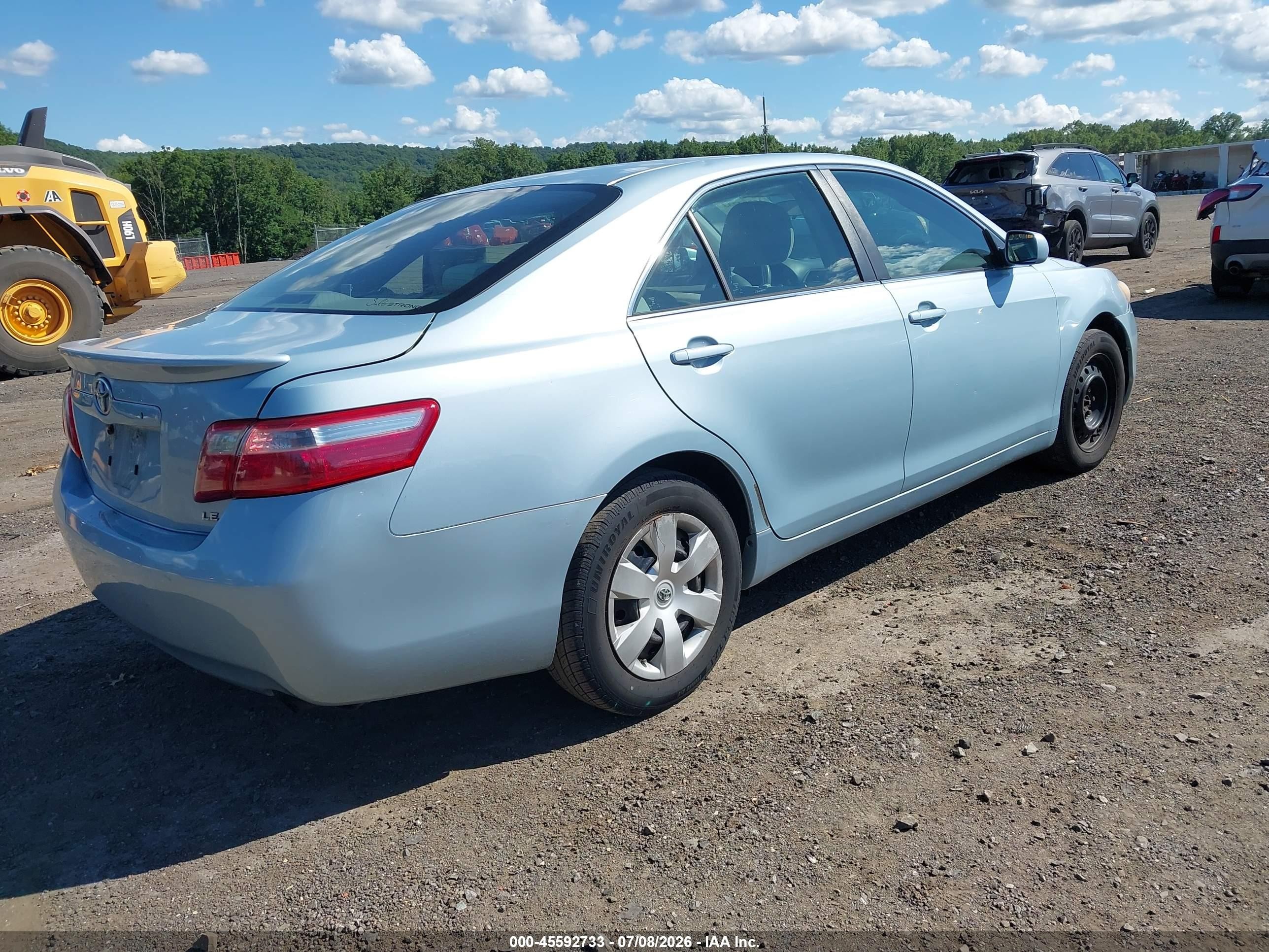 2009 Toyota Camry Le Light Blue vin: 4T1BE46K79U795981