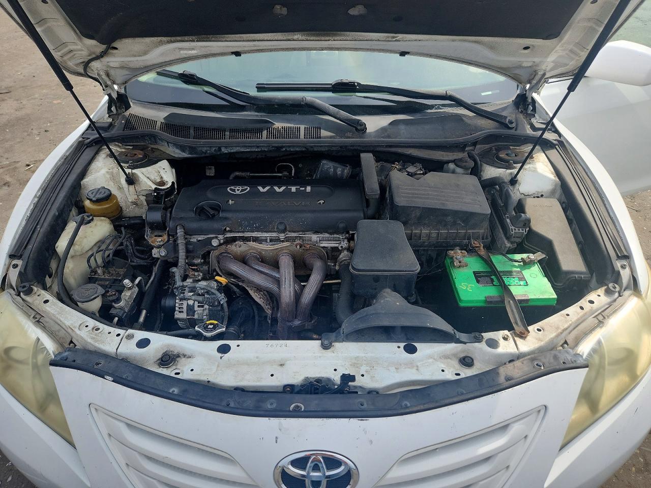 2009 Toyota Camry Le White vin: 4T1BE46K79U800225