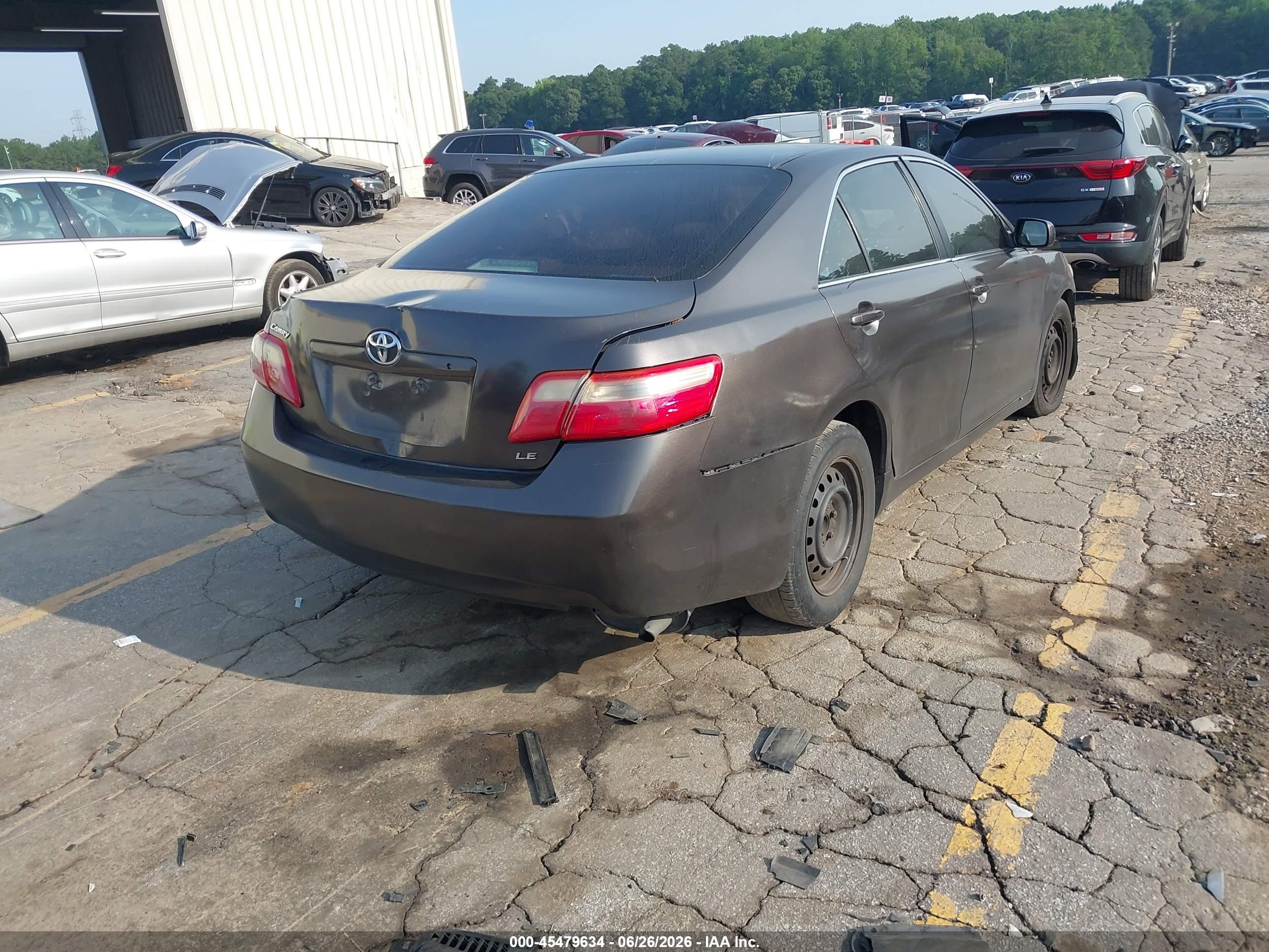2009 Toyota Camry Le Gray vin: 4T1BE46K79U821916