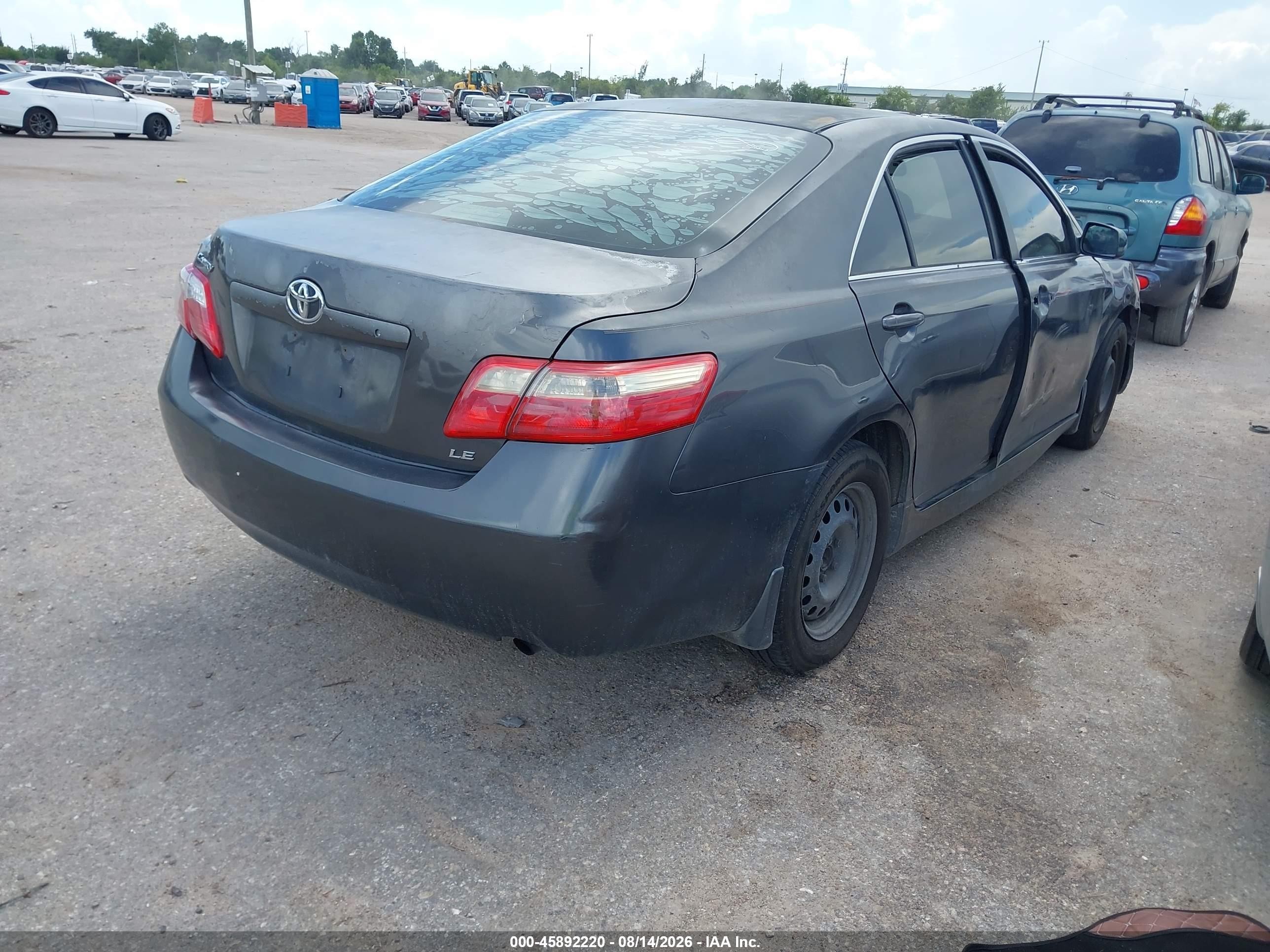2009 Toyota Camry Le Gray vin: 4T1BE46K79U845617