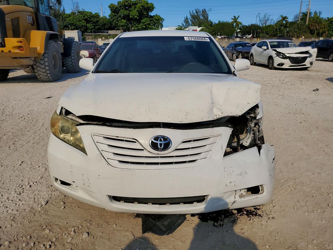2009 Toyota Camry Le White vin: 4T1BE46K79U863356
