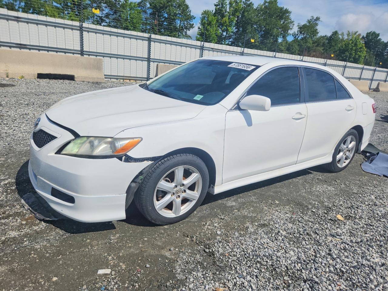 2009 Toyota Camry Se White vin: 4T1BE46K79U884966