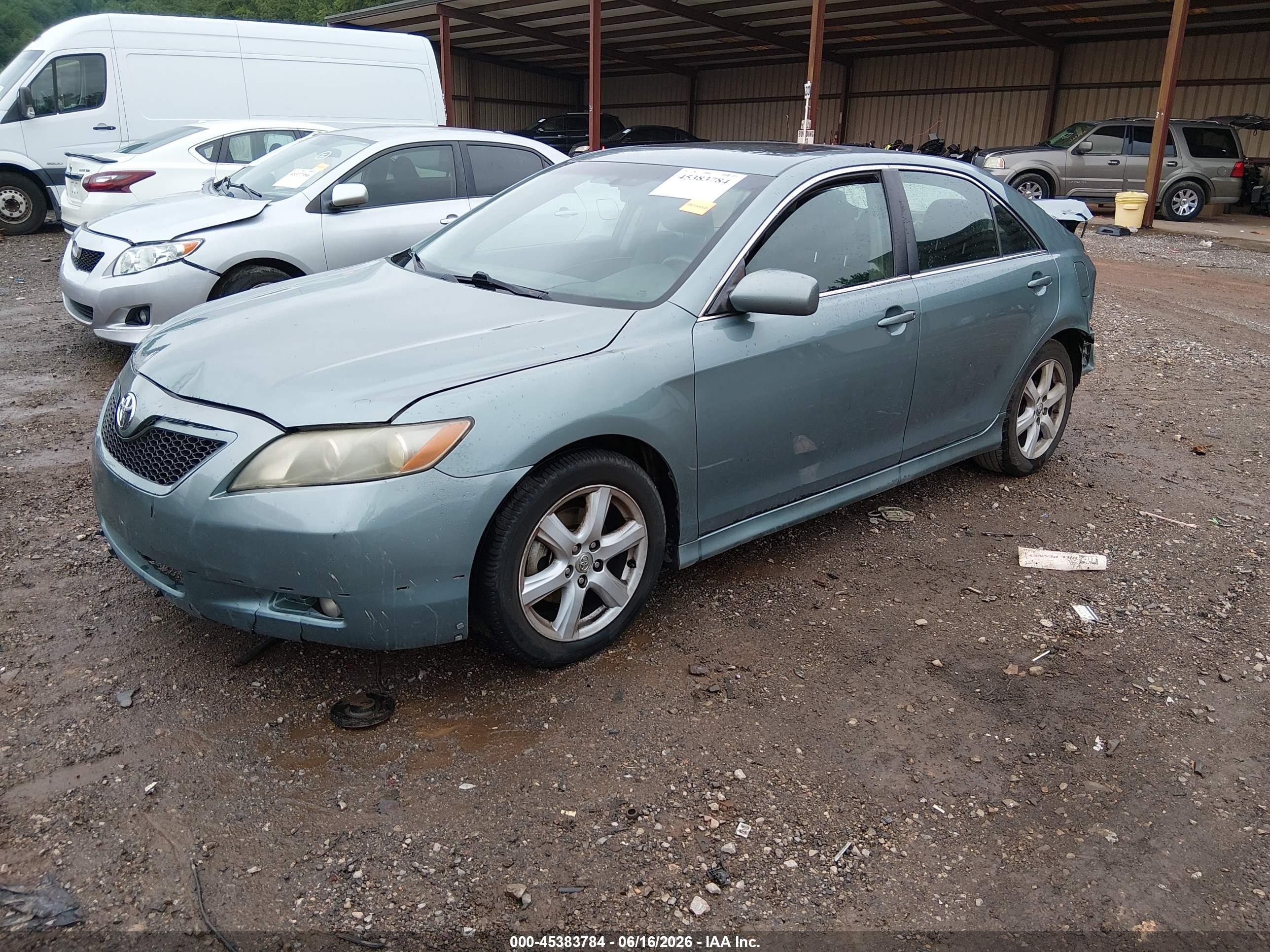 2009 Toyota Camry Se Light Blue vin: 4T1BE46K79U912250