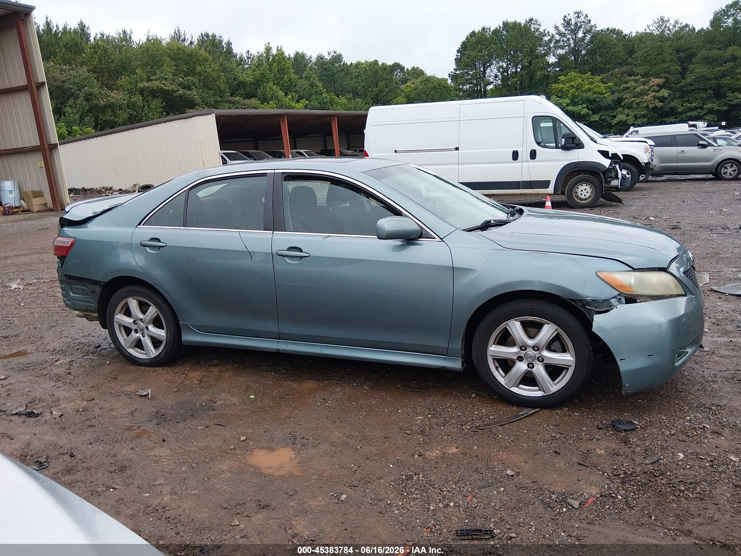 2009 Toyota Camry Se Light Blue vin: 4T1BE46K79U912250