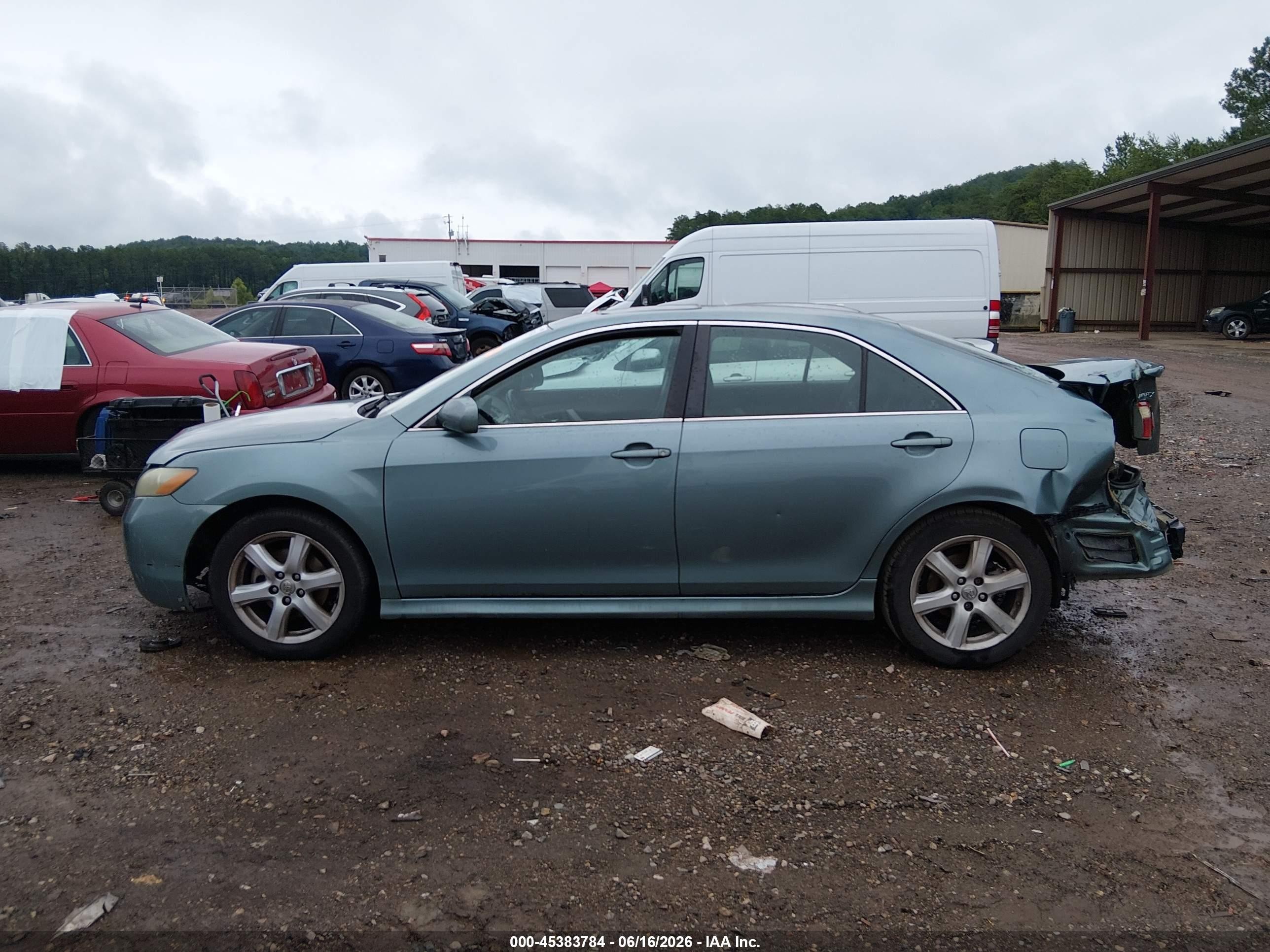 2009 Toyota Camry Se Light Blue vin: 4T1BE46K79U912250