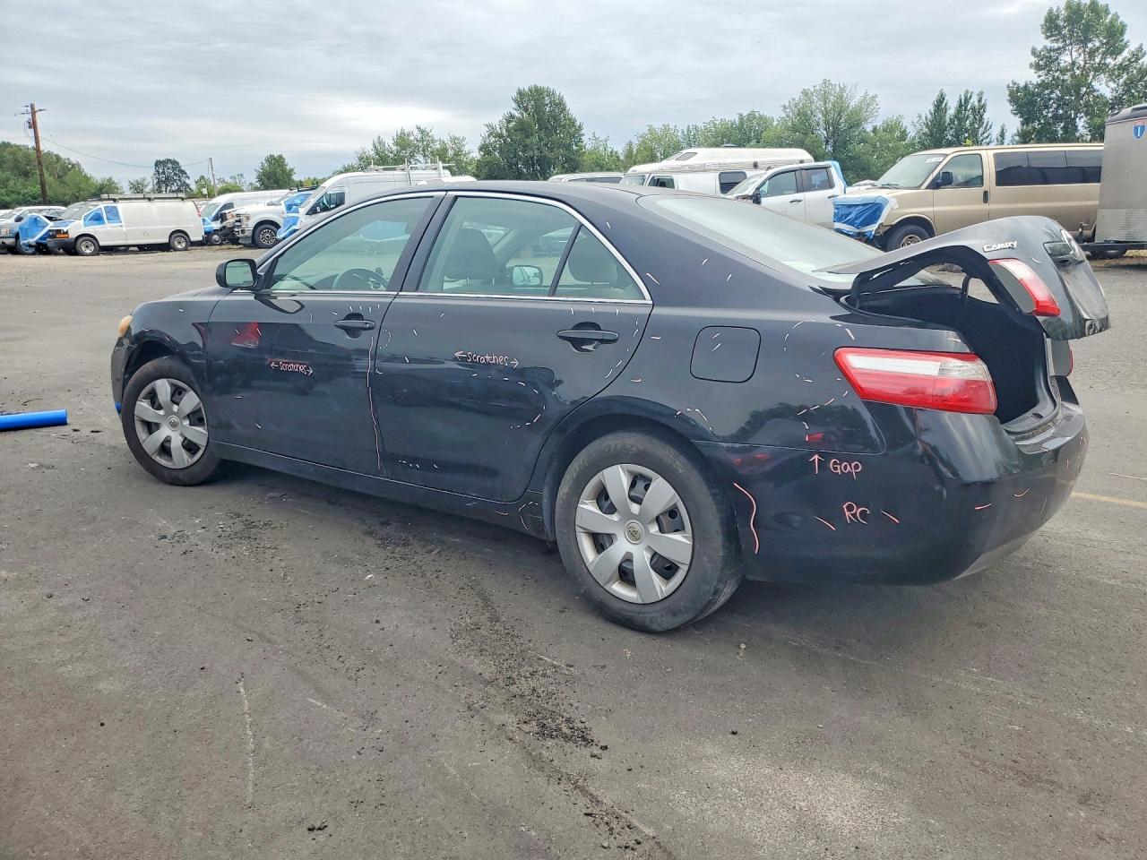 2009 Toyota Camry Le Black vin: 4T1BE46K79U916430