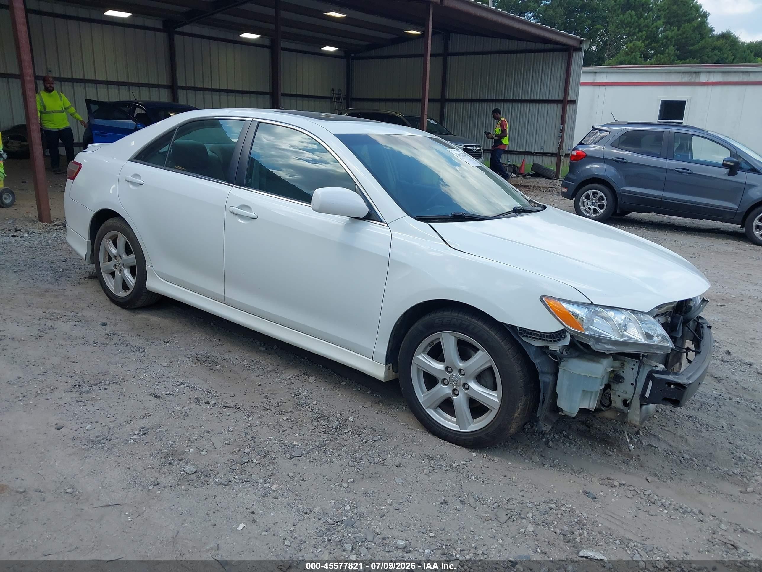 2009 Toyota Camry Se White vin: 4T1BE46K79U920381