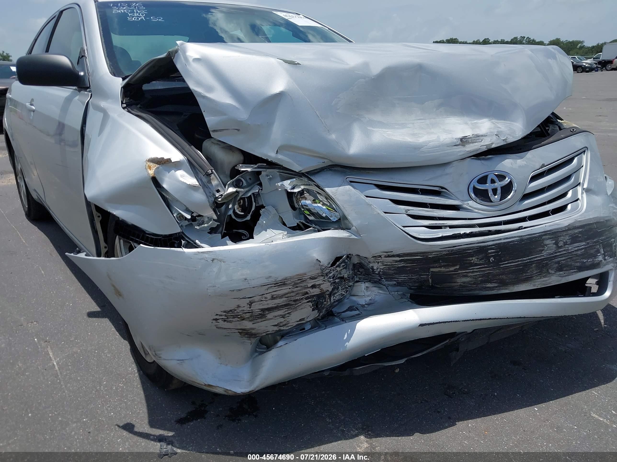 2007 Toyota Camry Le Silver vin: 4T1BE46K87U003270