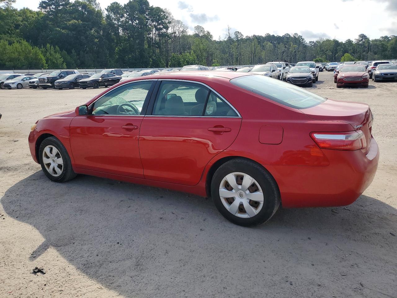 2007 Toyota Camry Le Красный vin: 4T1BE46K87U012972