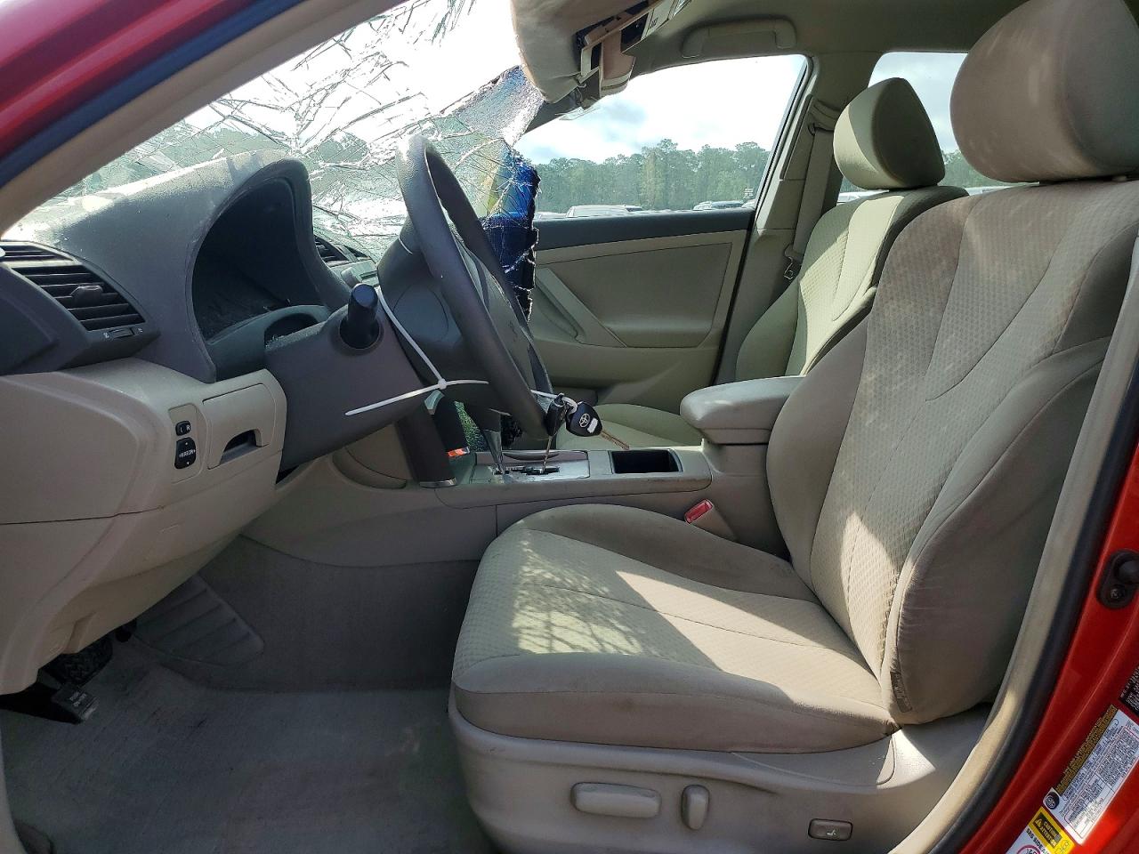 2007 Toyota Camry Le Красный vin: 4T1BE46K87U012972