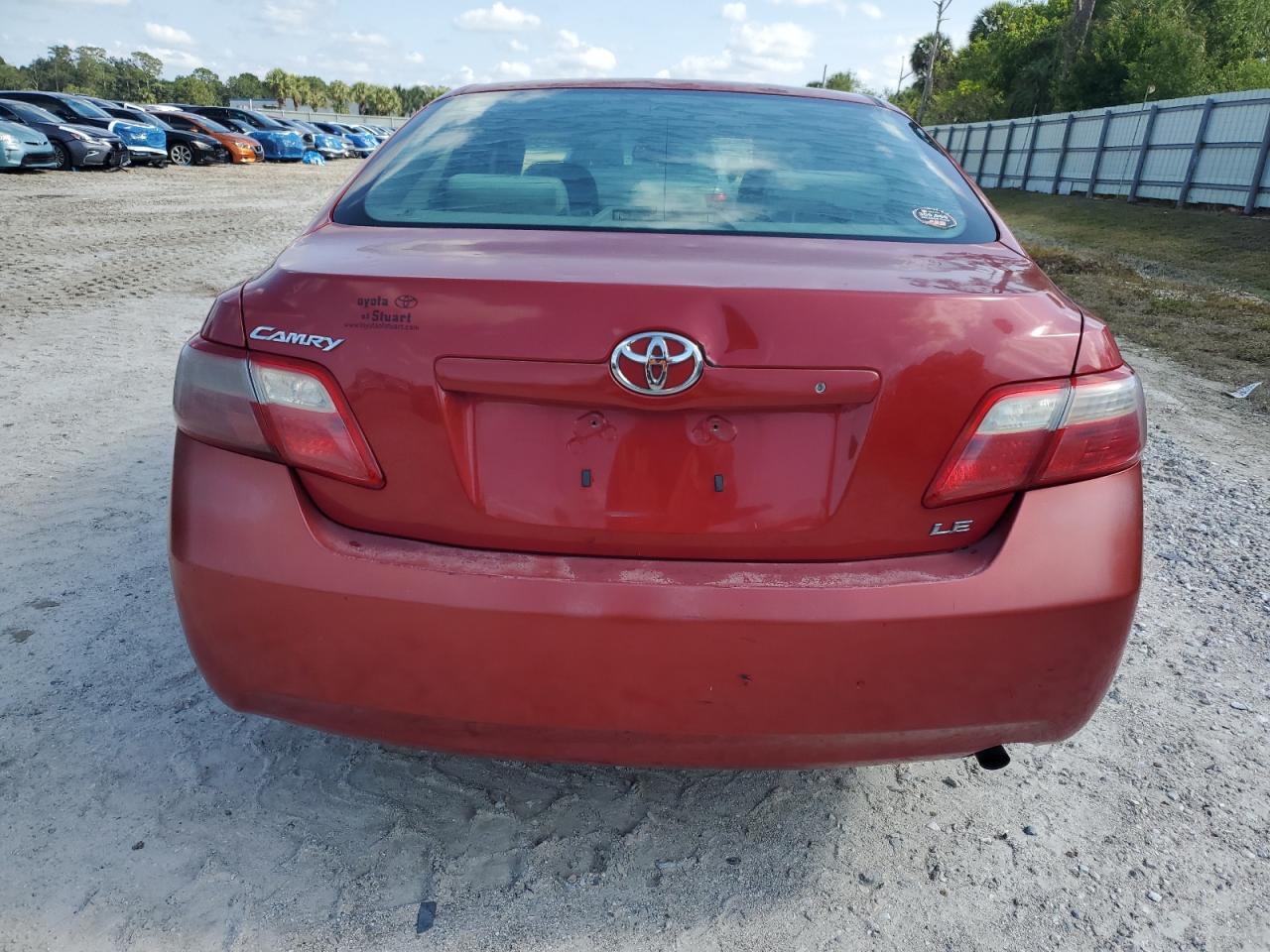 2007 Toyota Camry Ce Красный vin: 4T1BE46K87U019145